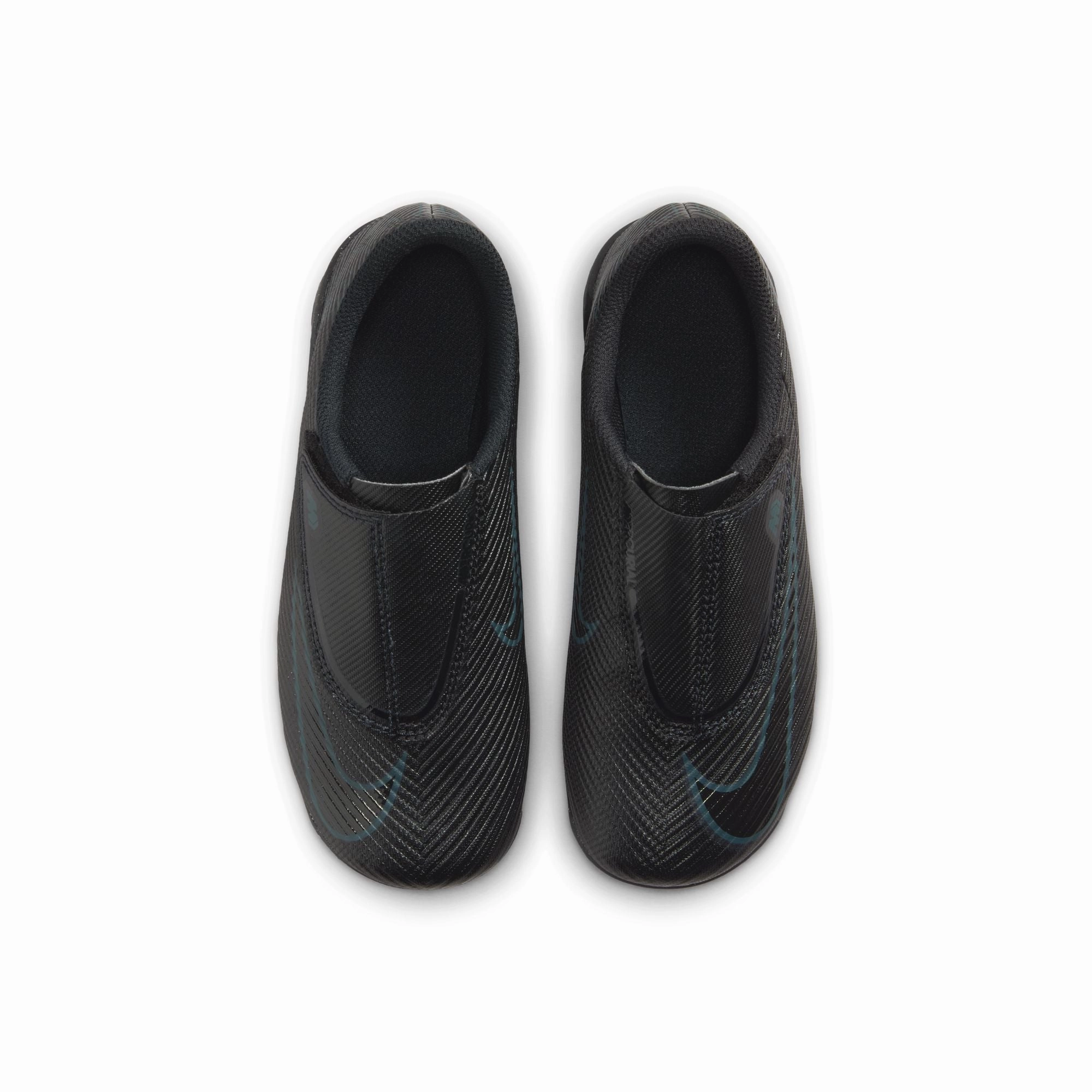 Nike Junior Mercurial Vapor 16 Club FG/MG Firm Ground/Multi Ground PS (V) Soccer Cleat -  Black/ Black Deep Jungle Soccer Cleats Vs Flag Football Cleats