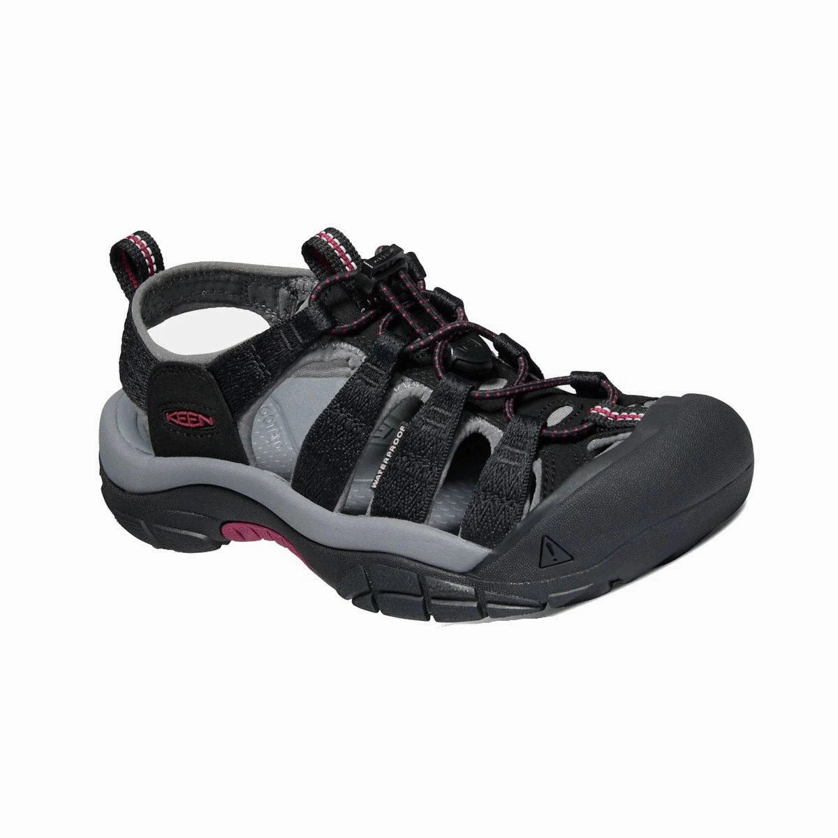 Waterproof Or Non Waterproof Hiking Boots Keen Women's Newport H2 Sandal Black/Raspberry