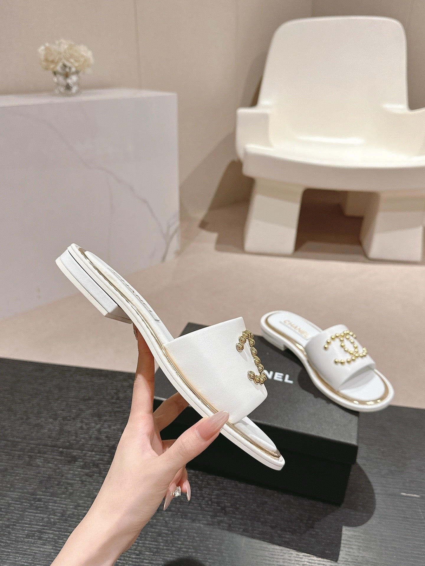 Gel Flat Shoes SE1440 CC Slide / Size5-11