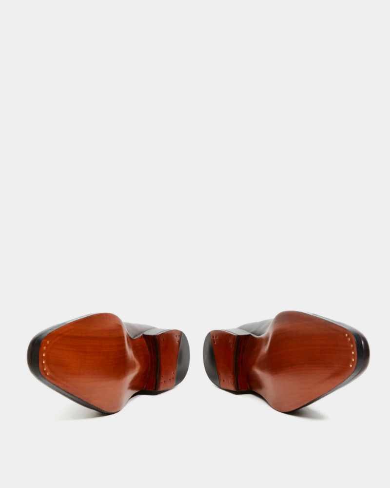 Museum Brown Leather Derby Dress Shoe Dance Shoes Lace Up