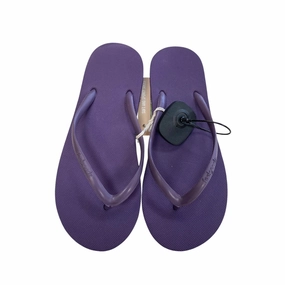 Sandals Flip Flops By Clothes Mentor In Purple, Size:7 Flip Flops Fetish