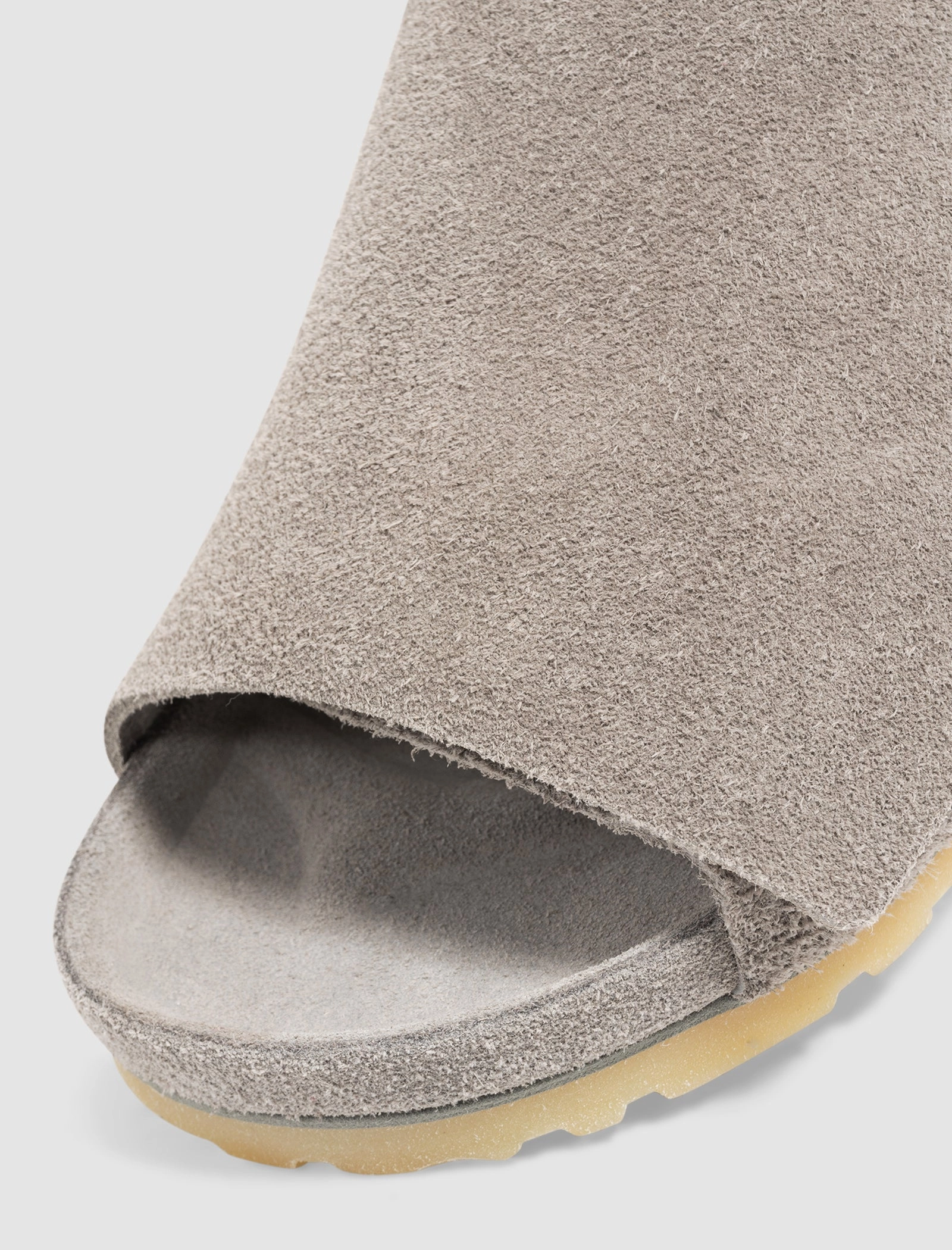 FEAR OF GOD X BIRKENSTOCK THE LOS FELIZ SUEDE "CEMENT" Spa Slippers Bulk