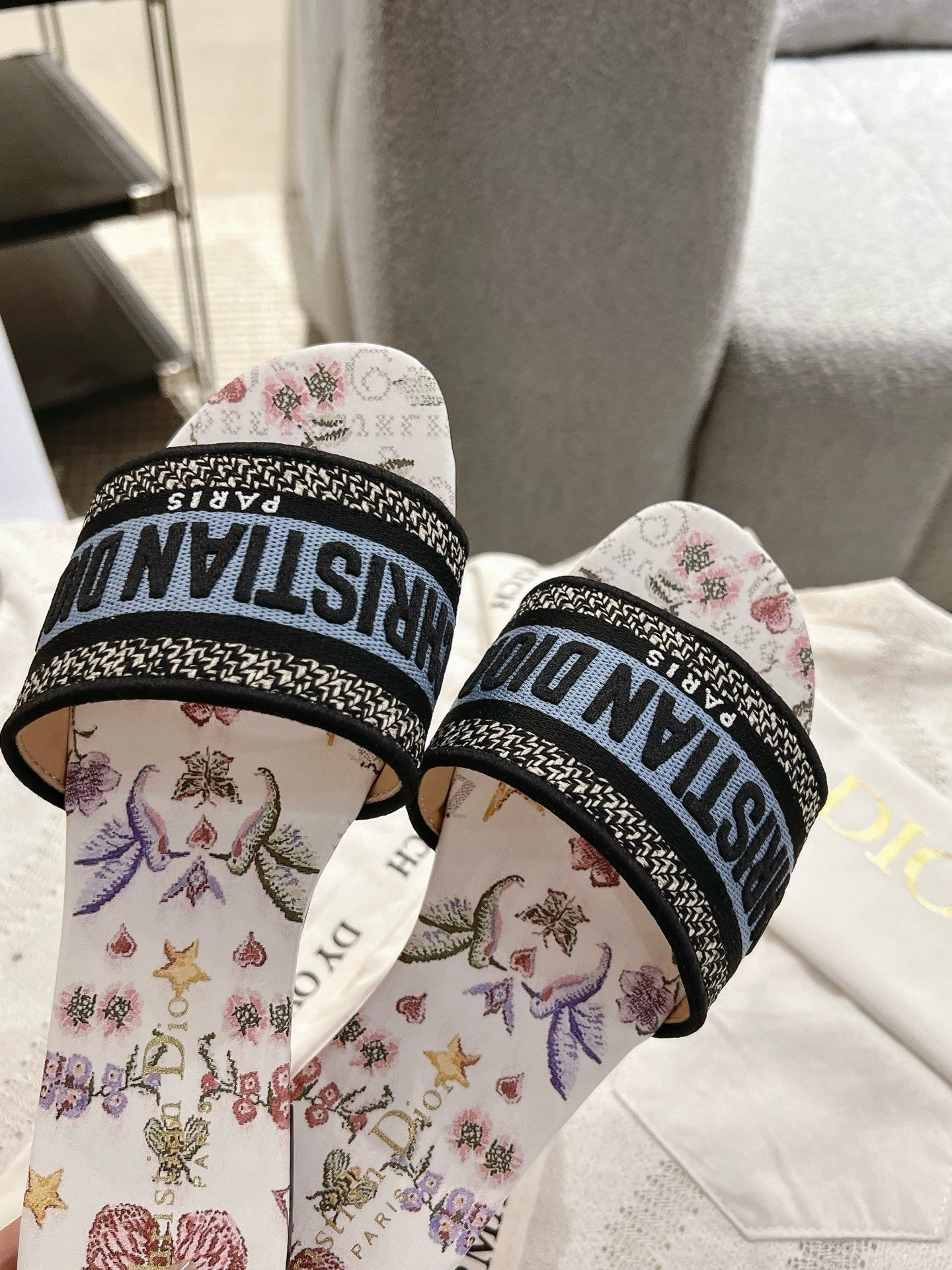 Drop Running Shoes For Fl SE1659 Dior Dway Slide / Size5-12