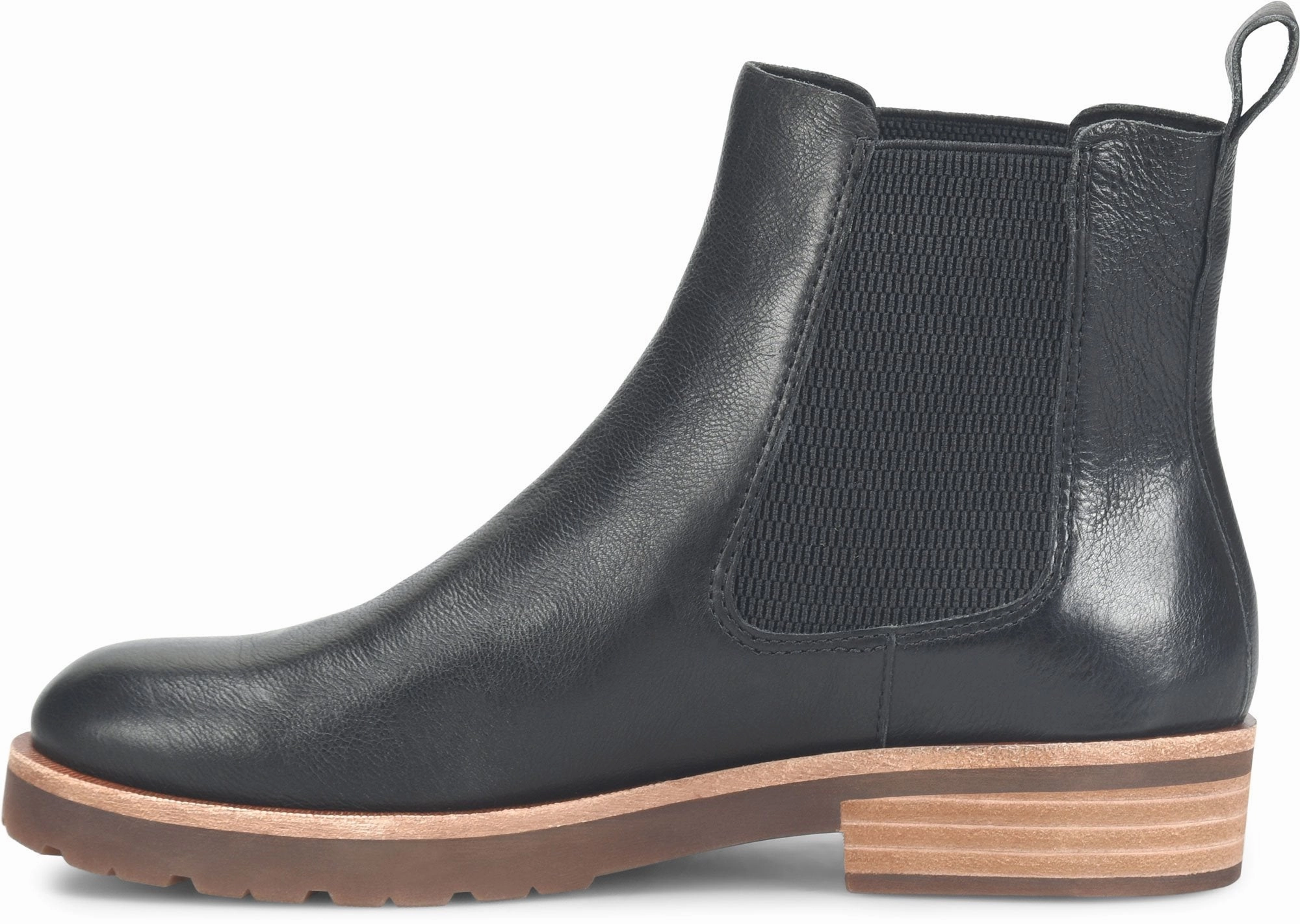 Kork Ease Women's Bristol Leather Boots - Black Polished Chelsea Boots