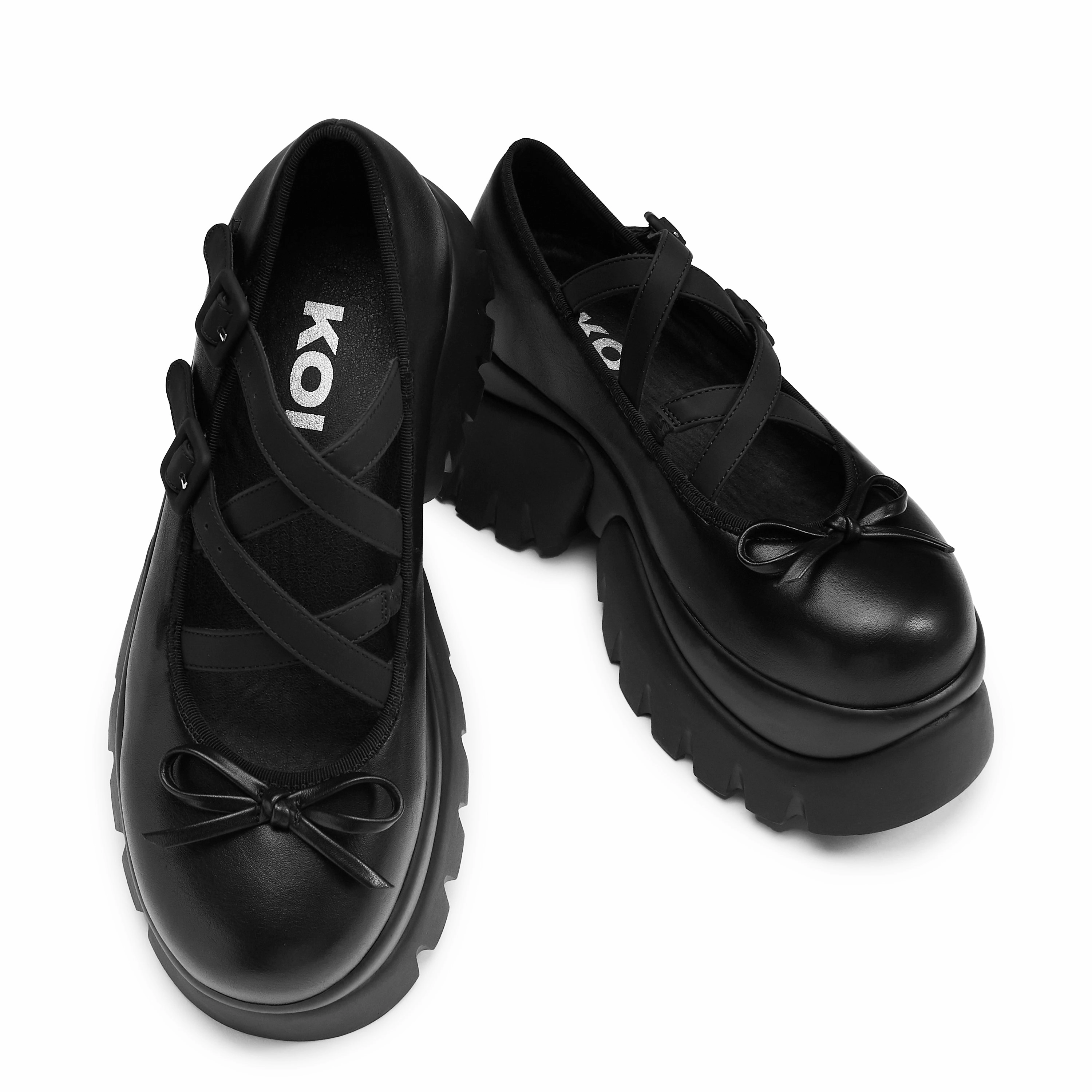 Margot Monster Platform Mary Janes - Black Mary Jane Shoes Song