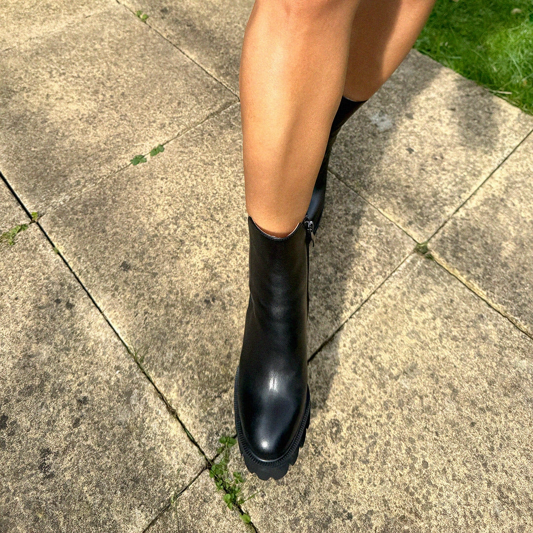 Open Toe Ankle Boots High Heels *KENZIE - platform chelsea boots