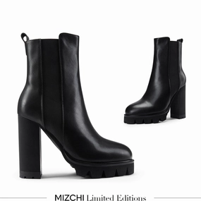 *KENZIE - platform chelsea boots Ladies Lace Up Ankle Boots