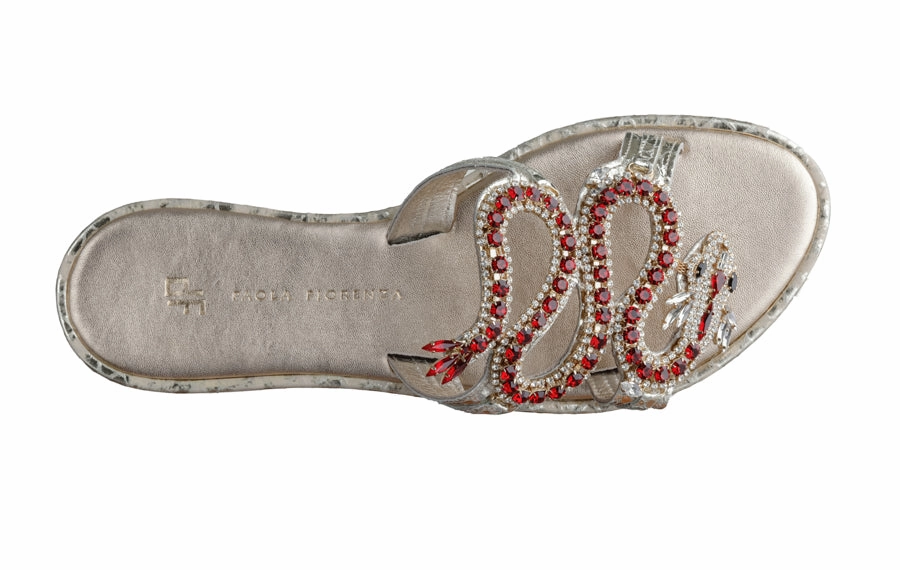 Flat Heel Shoes Pf Dragon Gold