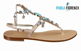 Pf Turquoise Supportive Flat Shoes