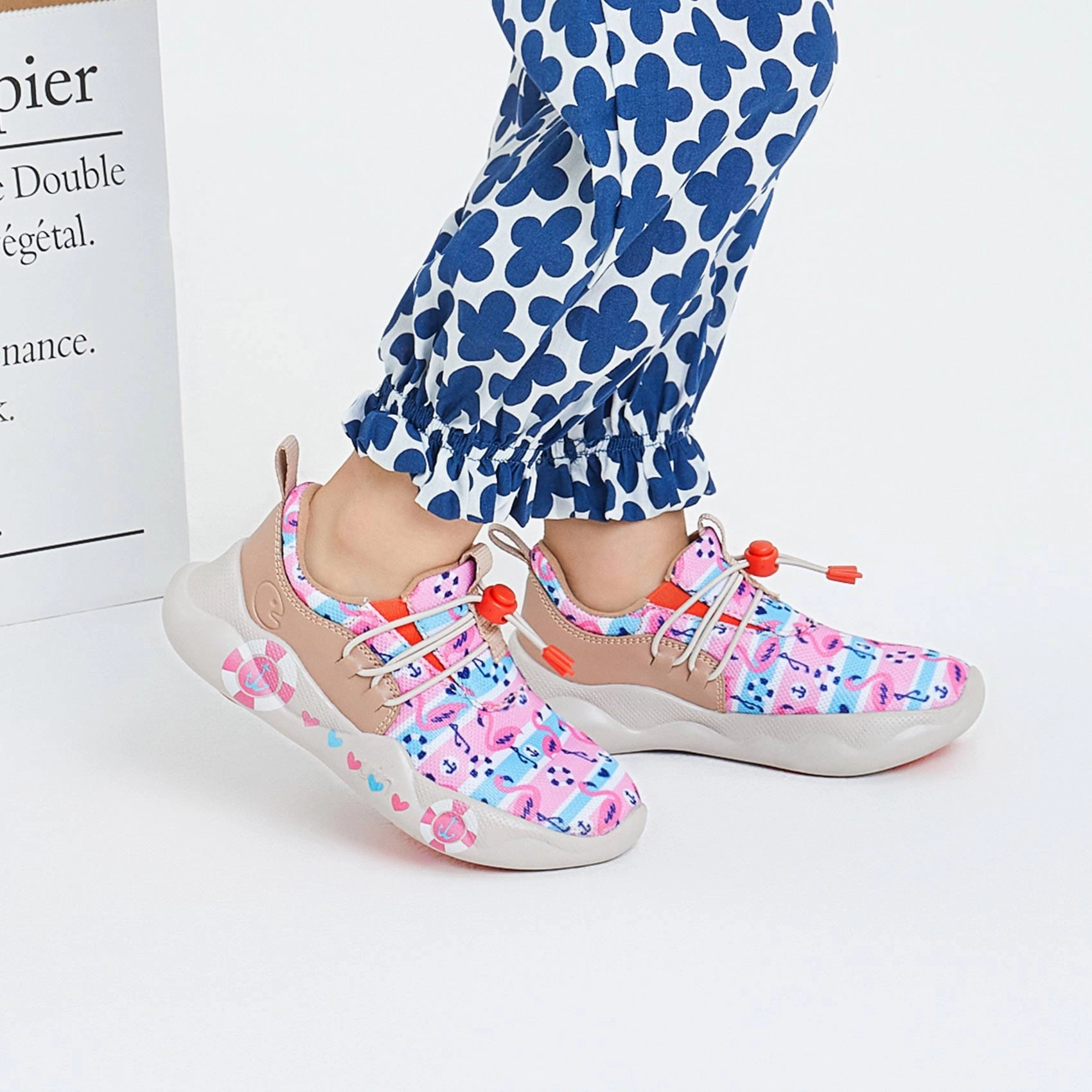 Summer Sneakers Pink Flamingos Mijas XIII Kid