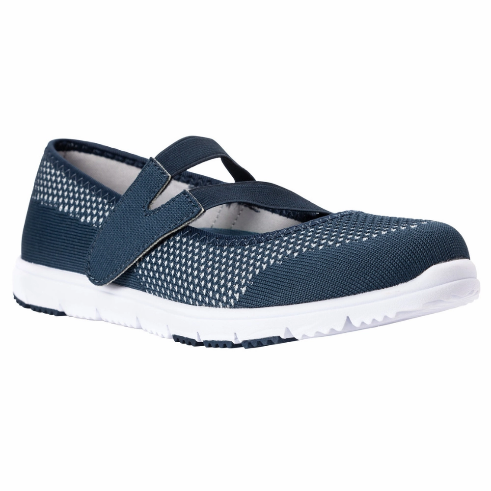Propet TravelWalker Blue Mary Jane (Women's) Born Mary Janes Shoes