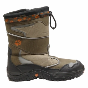 Sperry Top Sider Saltwater Snow Boot JACK WOLFSKIN Snow Boots Brown Synthetic Boys UK 4