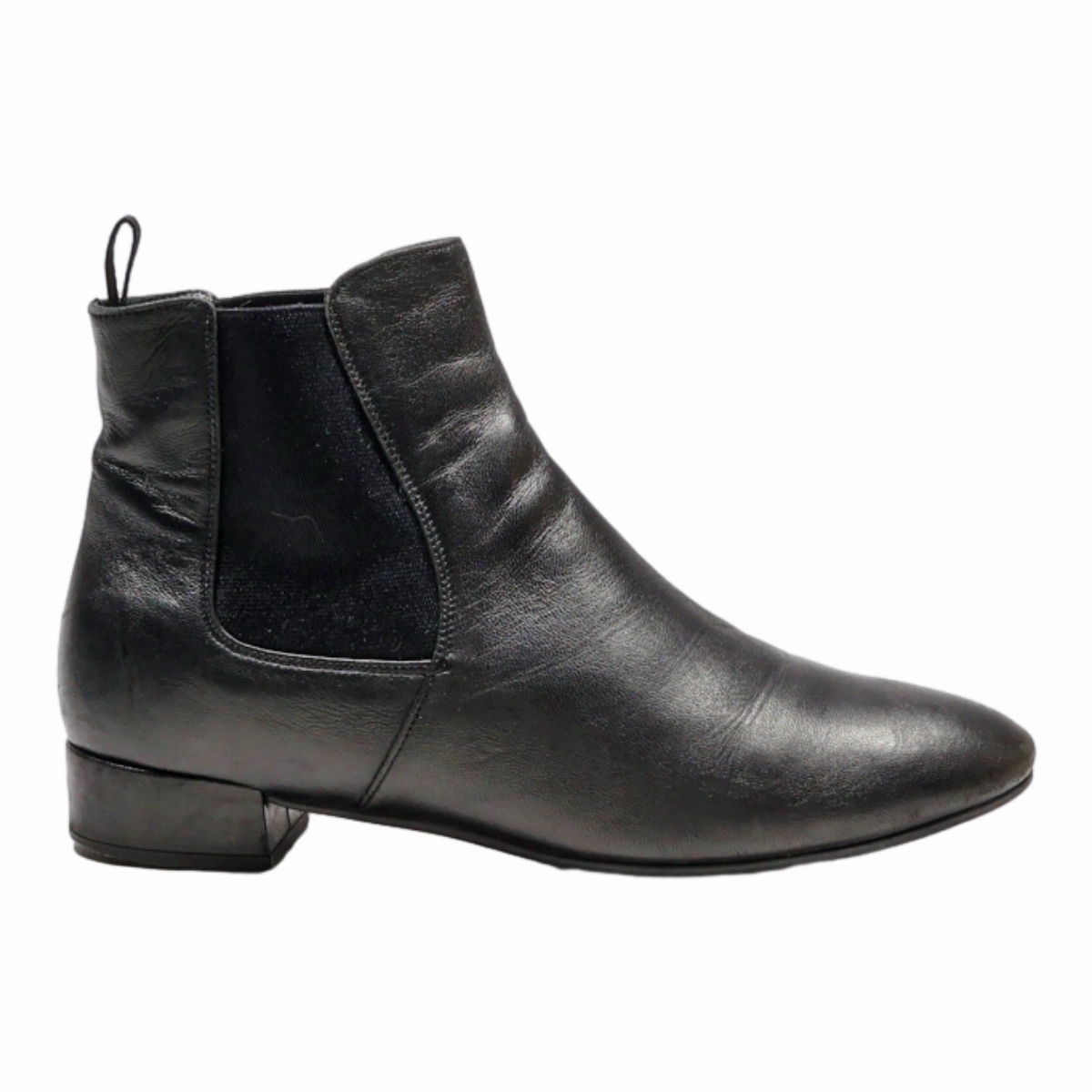 Bay Stretch Chelsea Boots PRADA Chelsea Boots Black Leather Womens UK 3