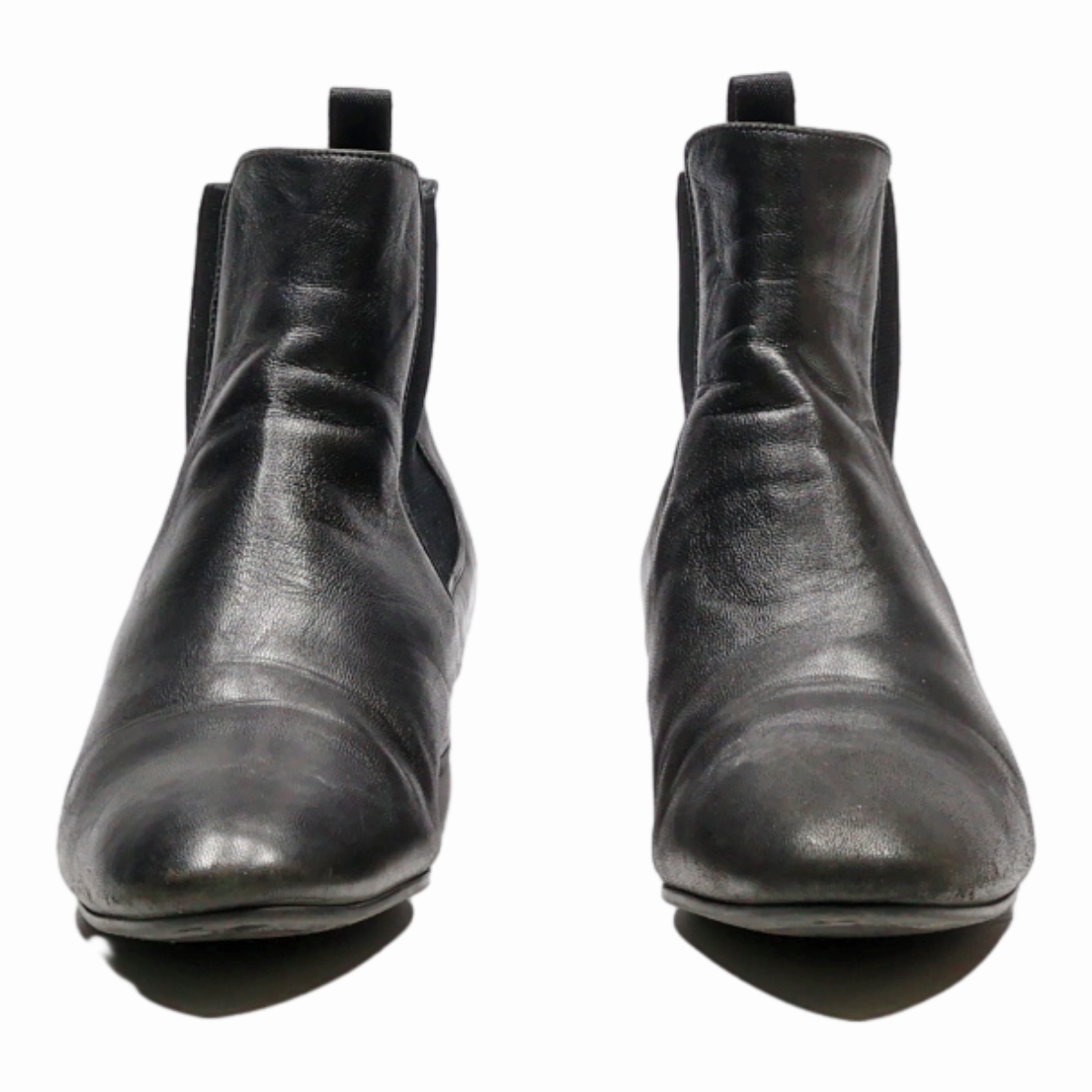 Wide Fit Leather Chelsea Boots PRADA Chelsea Boots Black Leather Womens UK 3