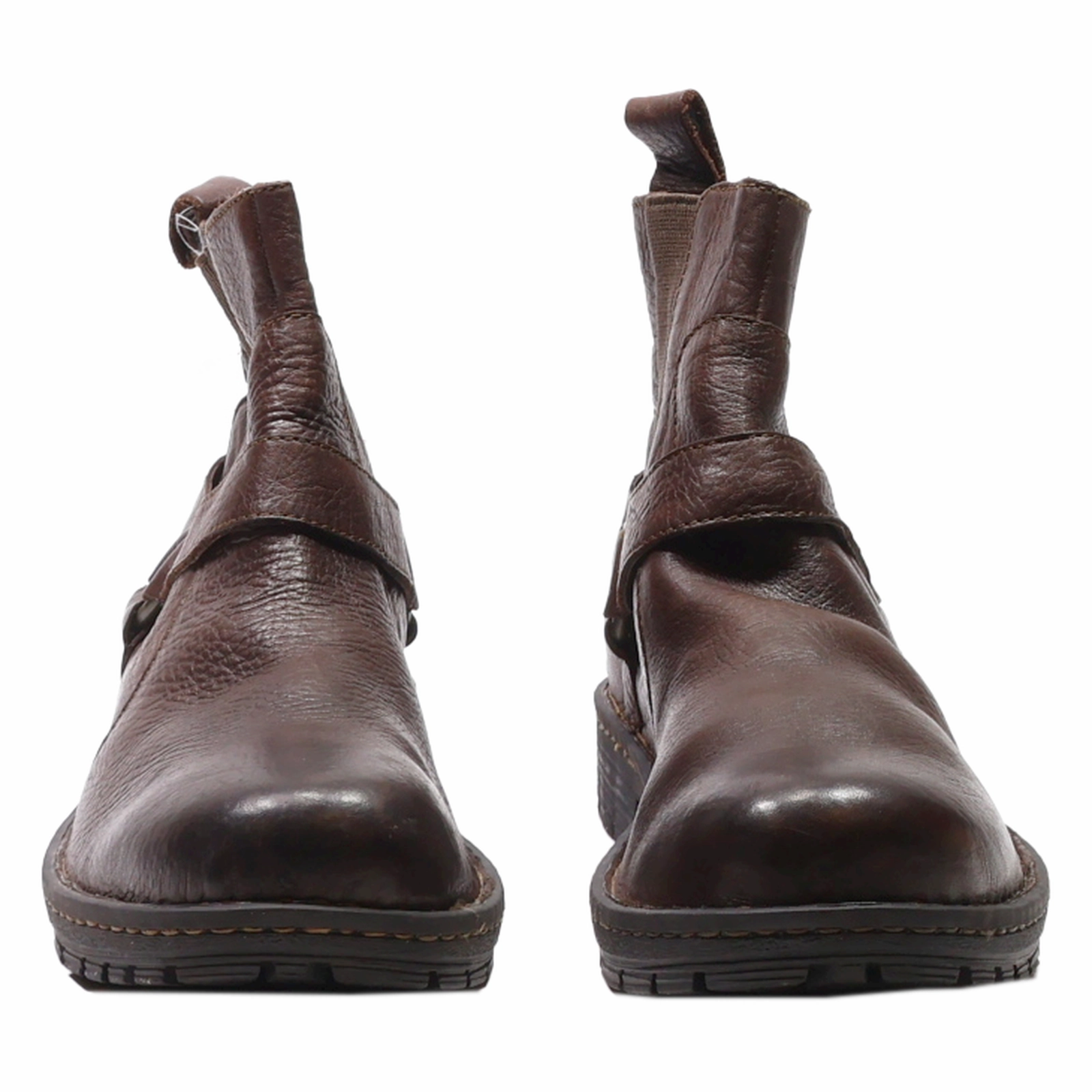 Belted Chelsea Boots BORN Chelsea Boots Brown Leather Mens UK 13