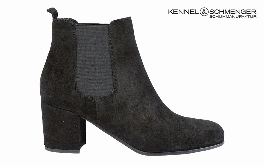 Wool Lined Chelsea Boots Ken Rubber Black