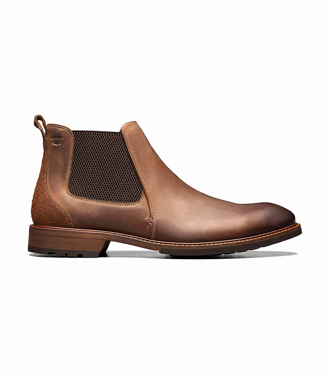 Shires Moretta Chelsea Boots Florsheim Lodge Plain Toe Gore Boot - Brown