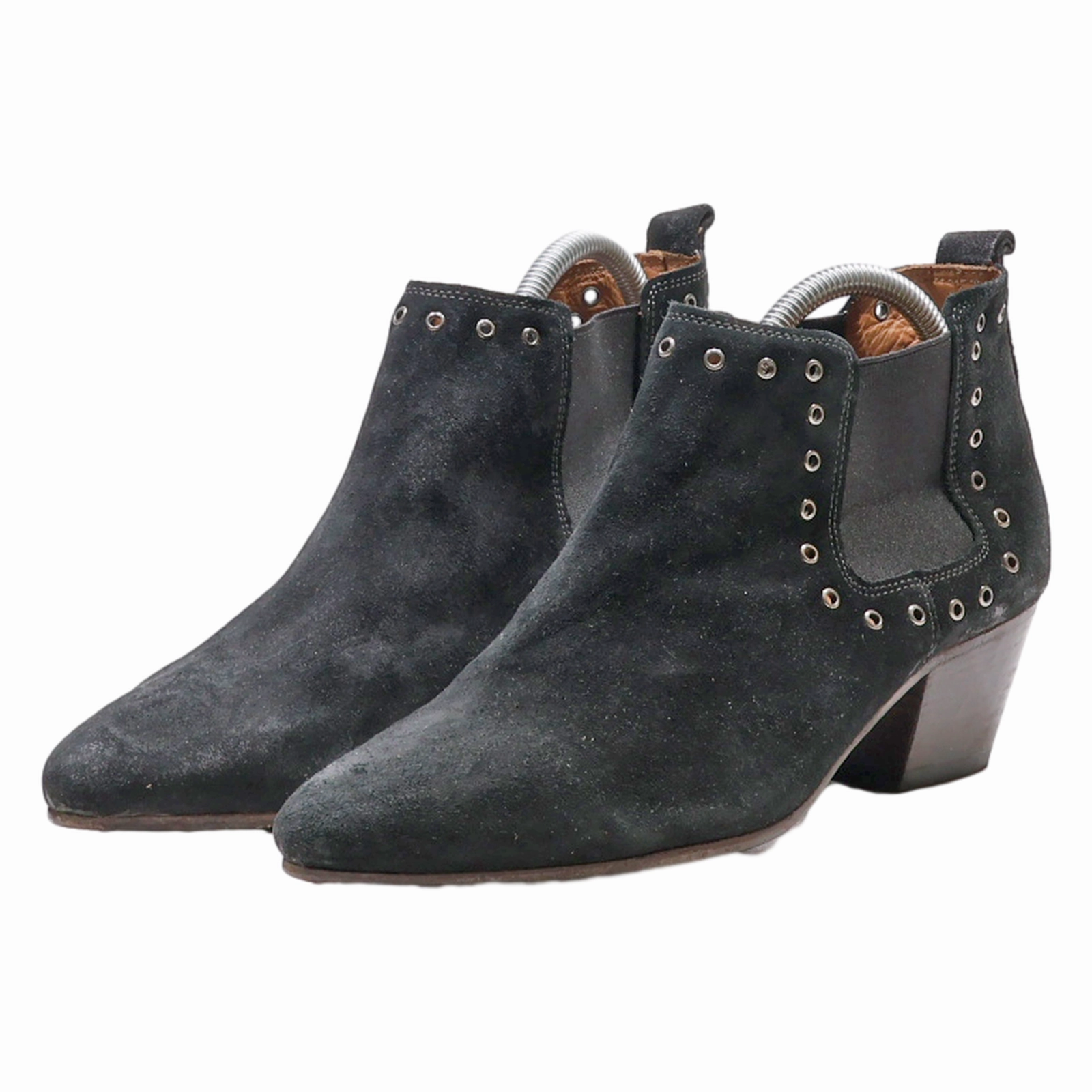 CLOSED Chelsea Boots Black Suede Womens UK 7 Studded Boots