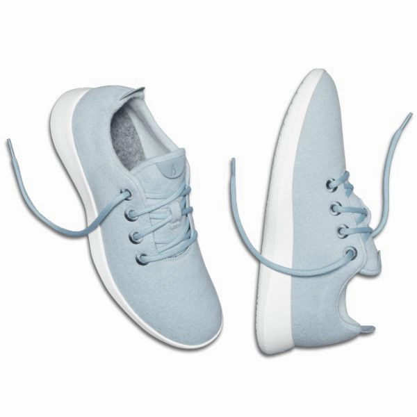 Cheap Running Shoes Allbirds Wool Runners - LIMITED EDITION : Frost (Pale Blue Sole)