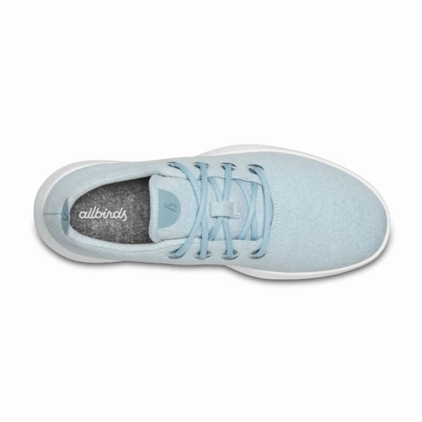 Allbirds Wool Runners - LIMITED EDITION : Frost (Pale Blue Sole) Shoes For Gym And Running