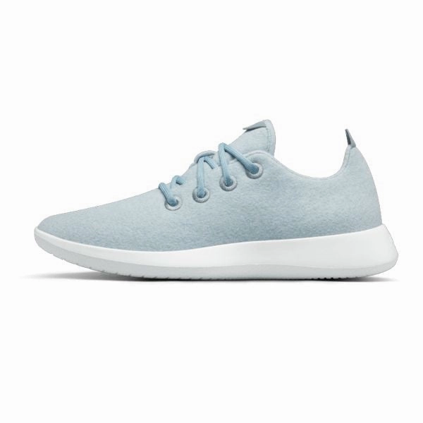 Allbirds Wool Runners - LIMITED EDITION : Frost (Pale Blue Sole) Road Running Shoes