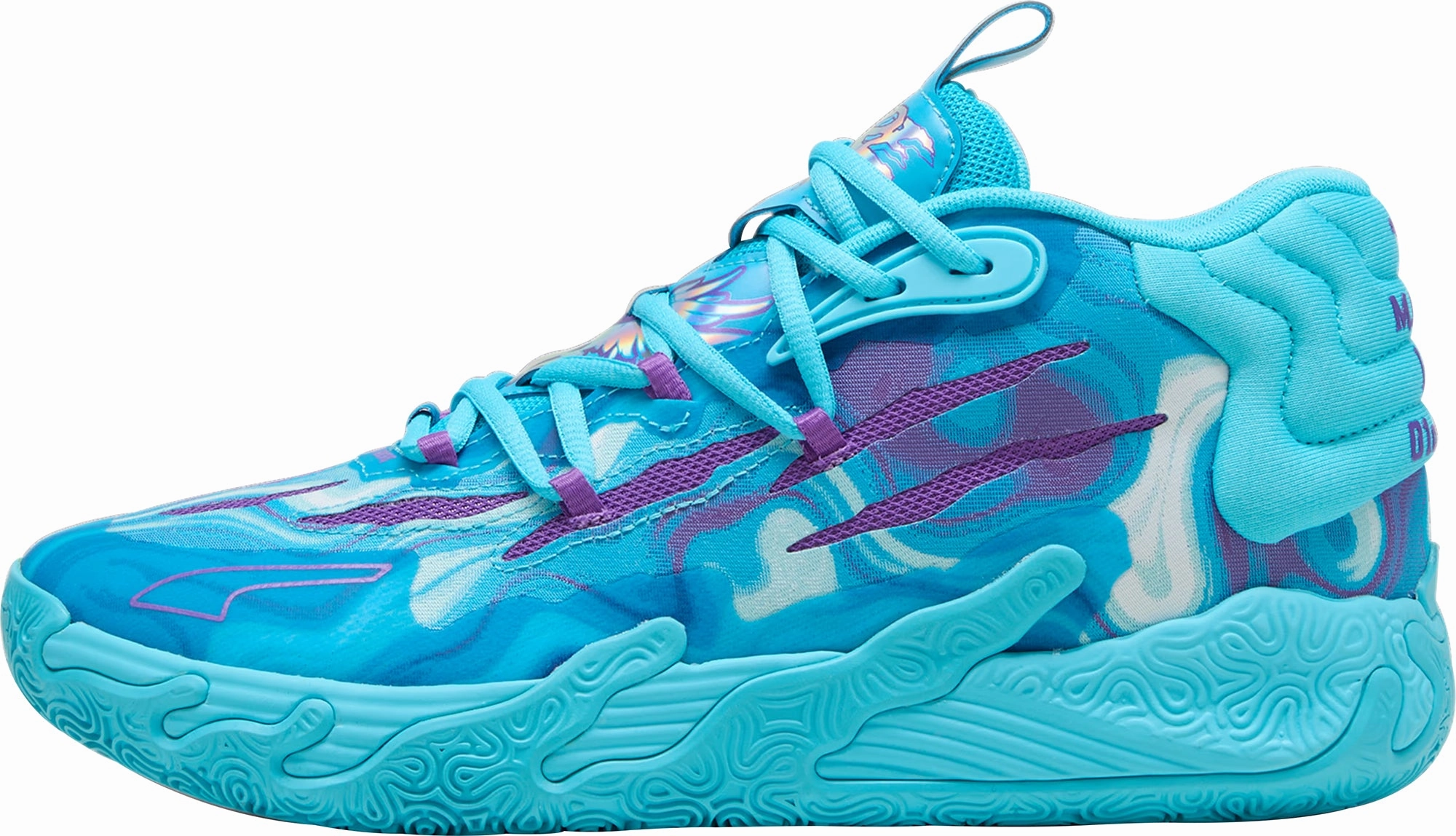 Puma MB.03 CLT Mens Basketball Shoes - Blue Michigan Basketball