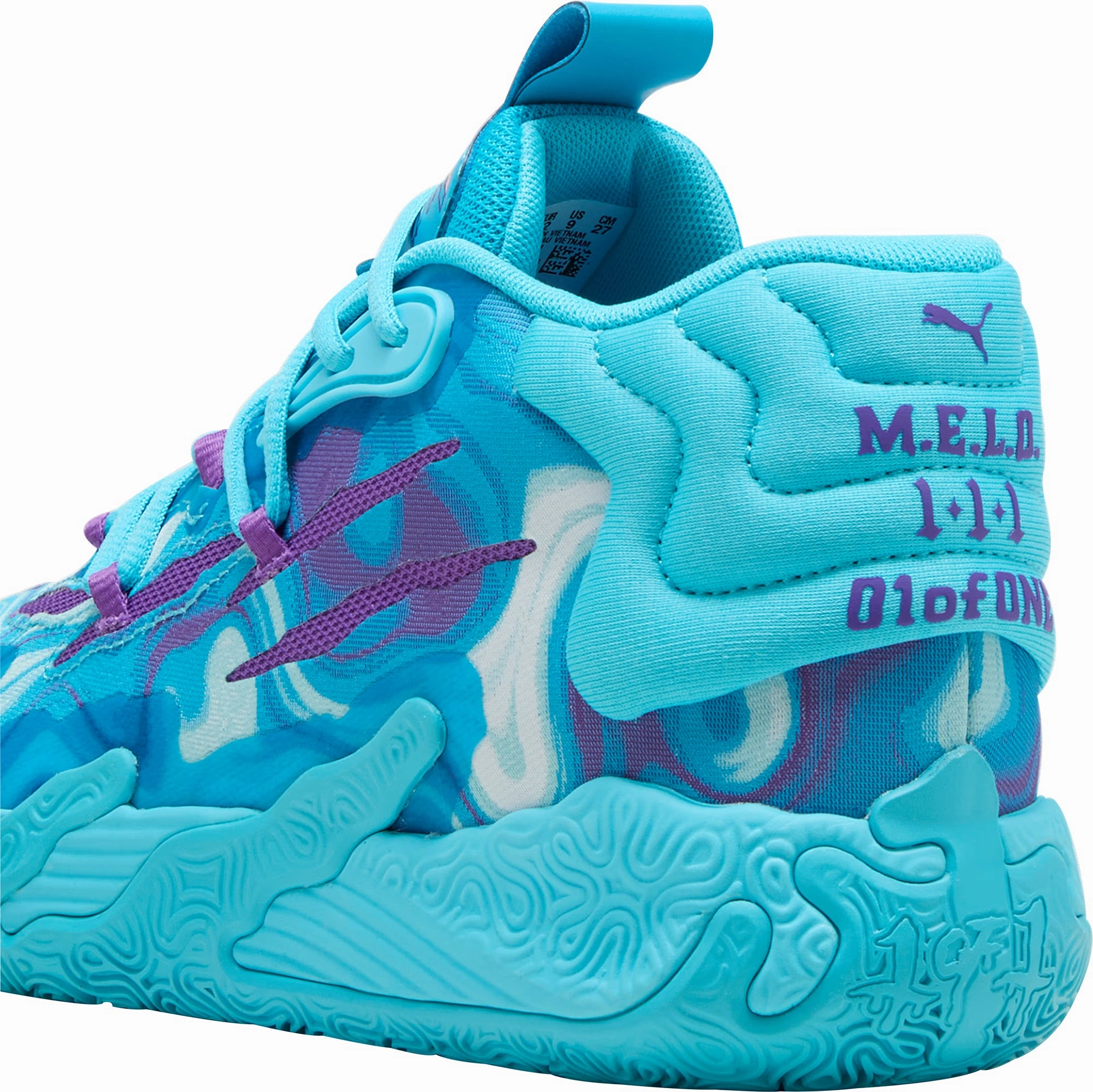 Puma MB.03 CLT Mens Basketball Shoes - Blue Basketball Shoes With Crown Logo