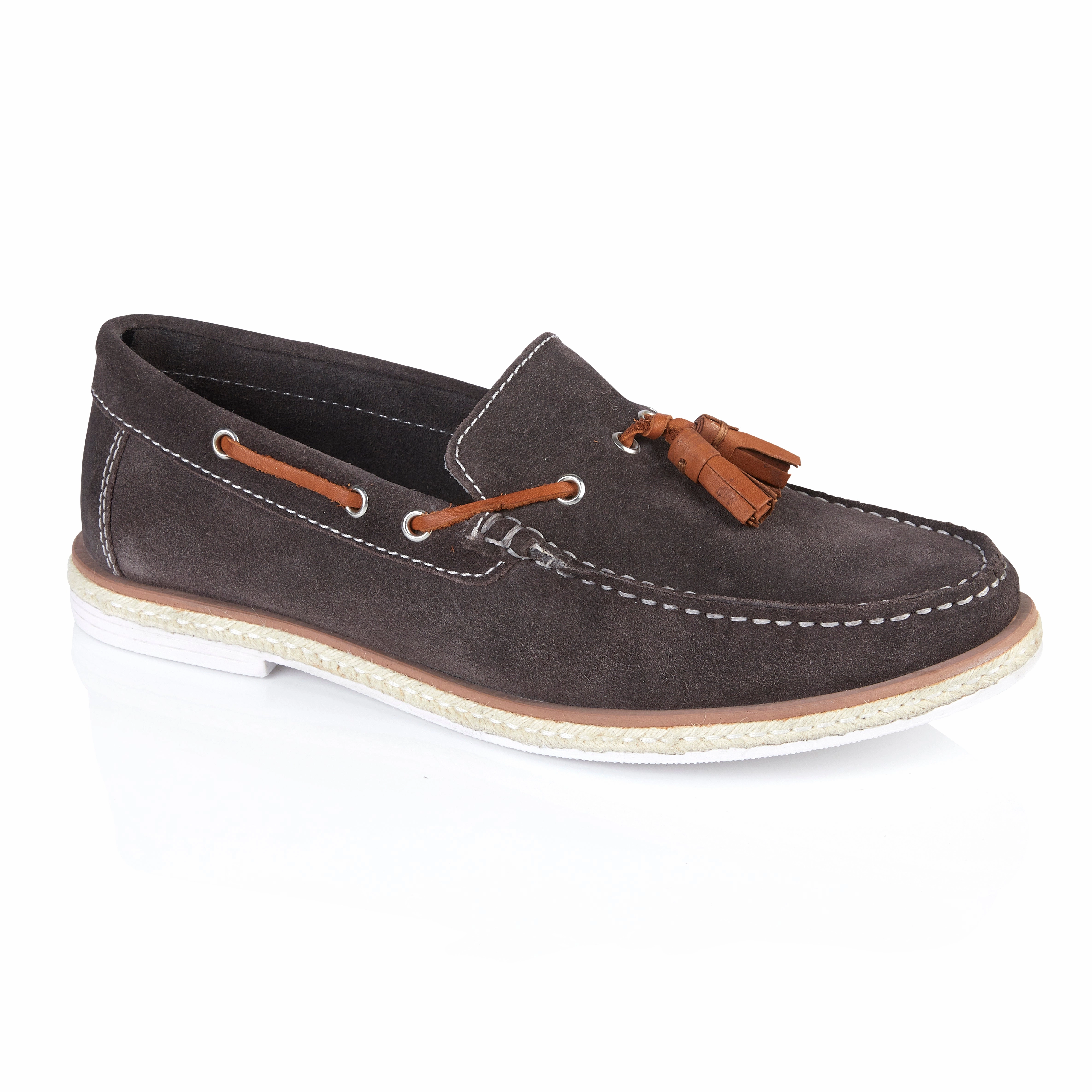 Zero Grande Loafers Milford Suede Leather Tassel Loafers - Grey