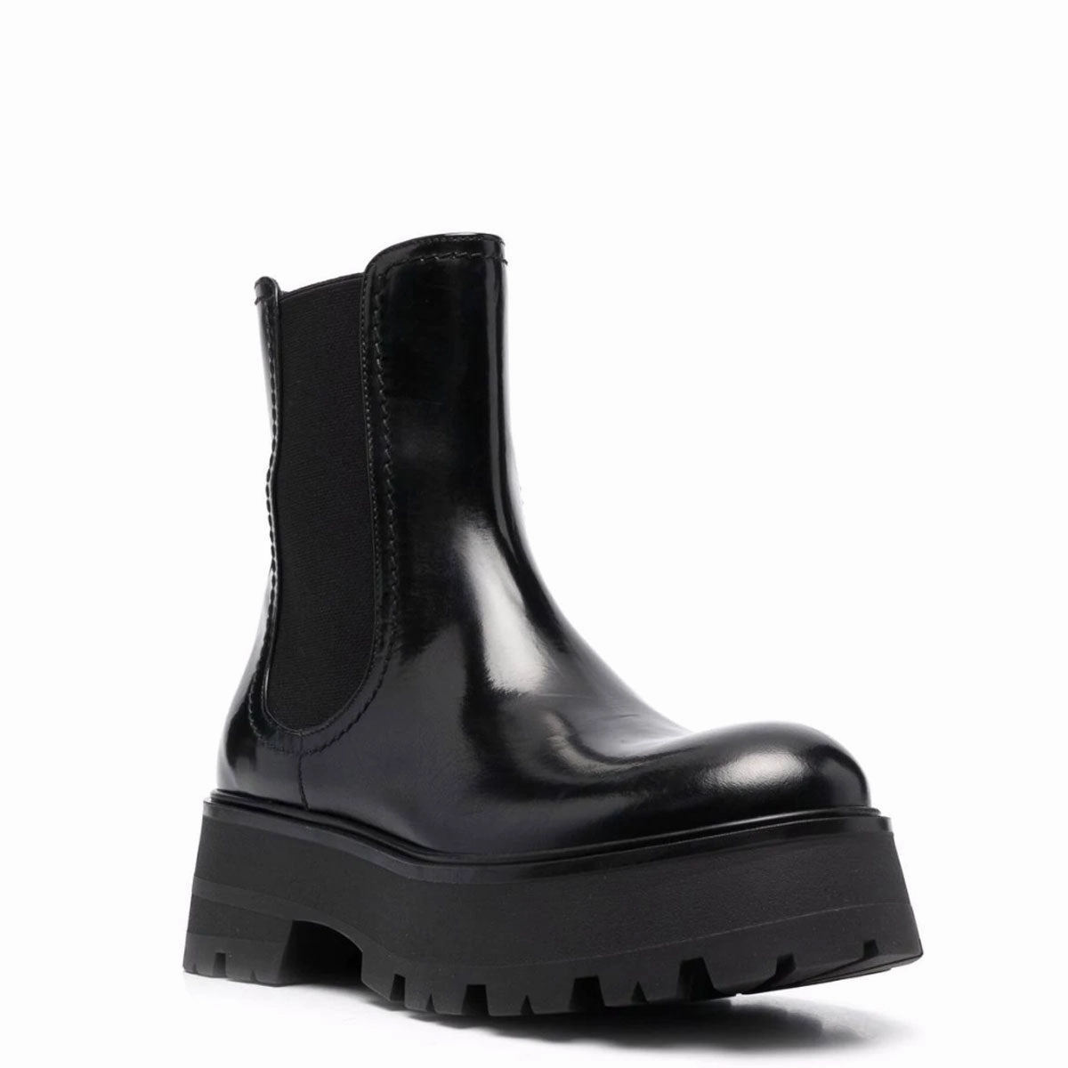 Leather High Chelsea Boots Rave Chelsea Boots, Black
