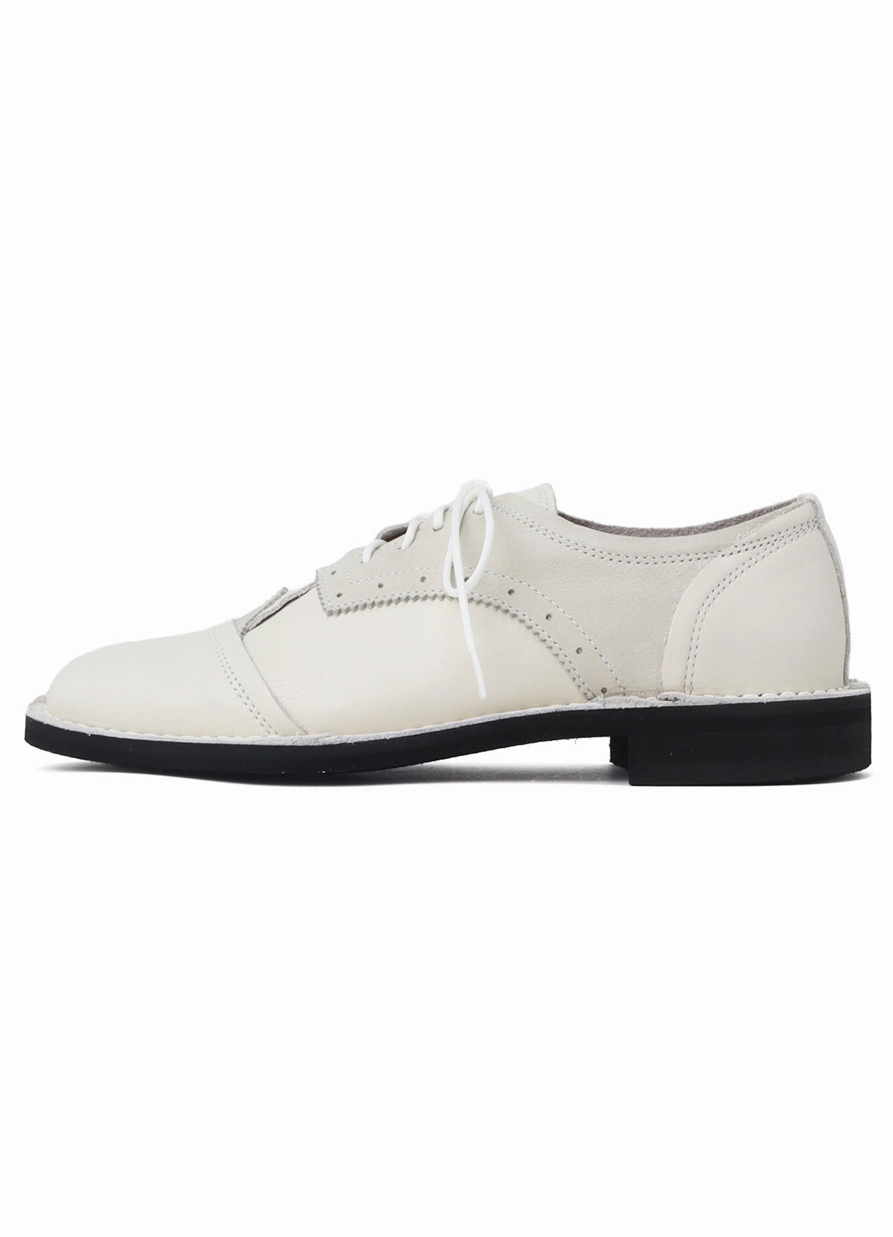RAW-EDGE LEATHER DERBY SHOES Hurley Lace Up Shoe