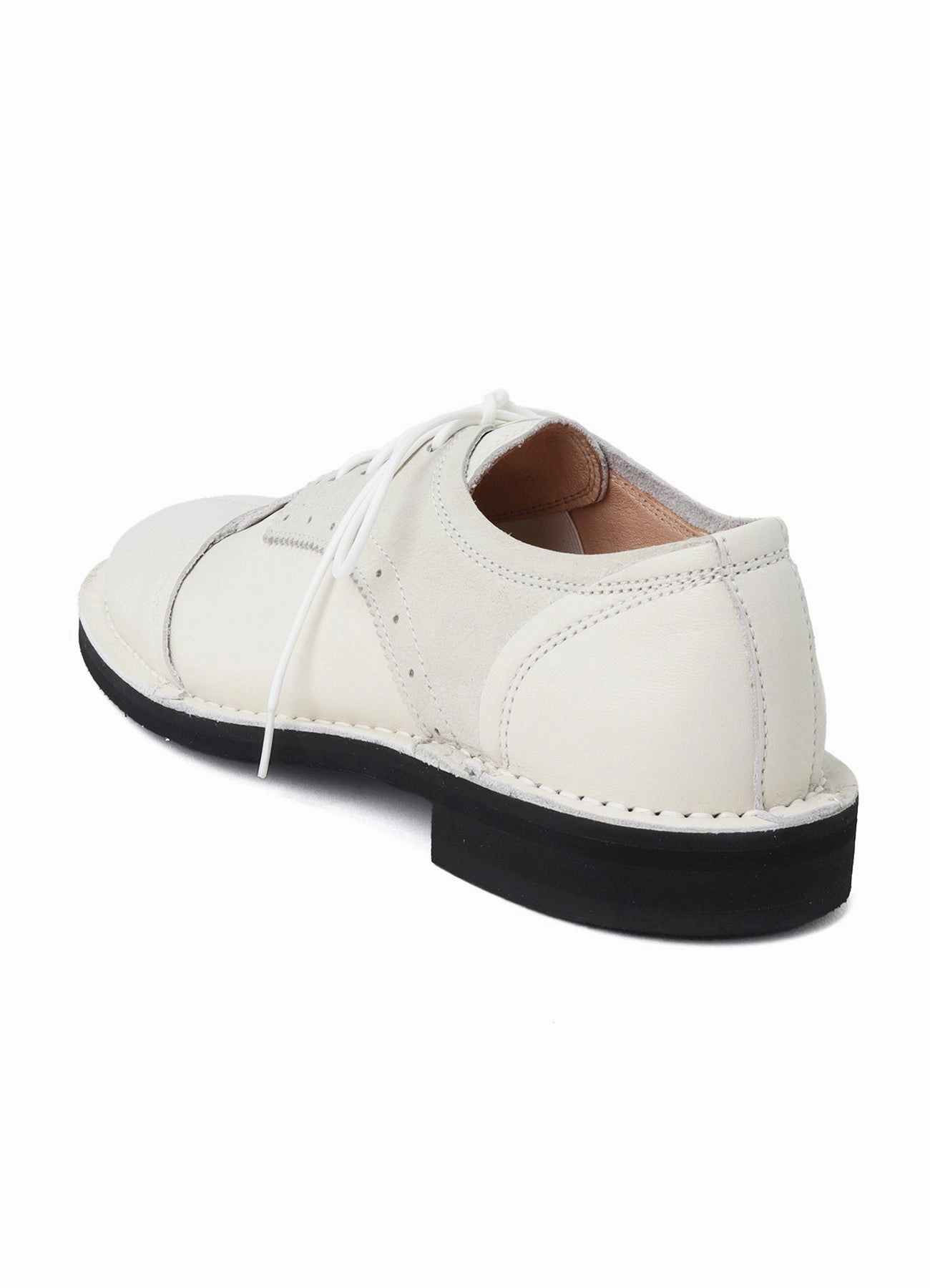 Lace Up Shoes Uk RAW-EDGE LEATHER DERBY SHOES