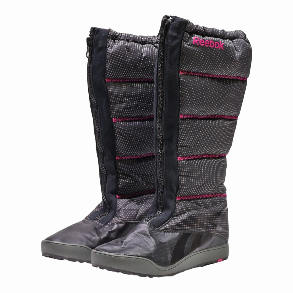 REEBOK Snow Boots Black Synthetic Womens UK 6.5 Snow Boots Canada