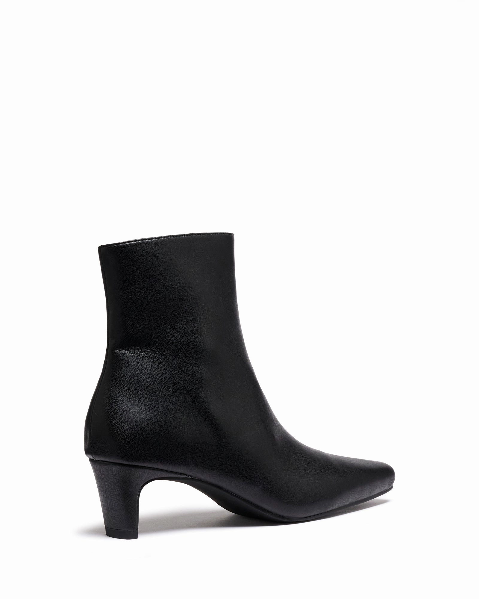 Ankle Boots High Heels Platform Reese Black Smooth *FINAL SALE*