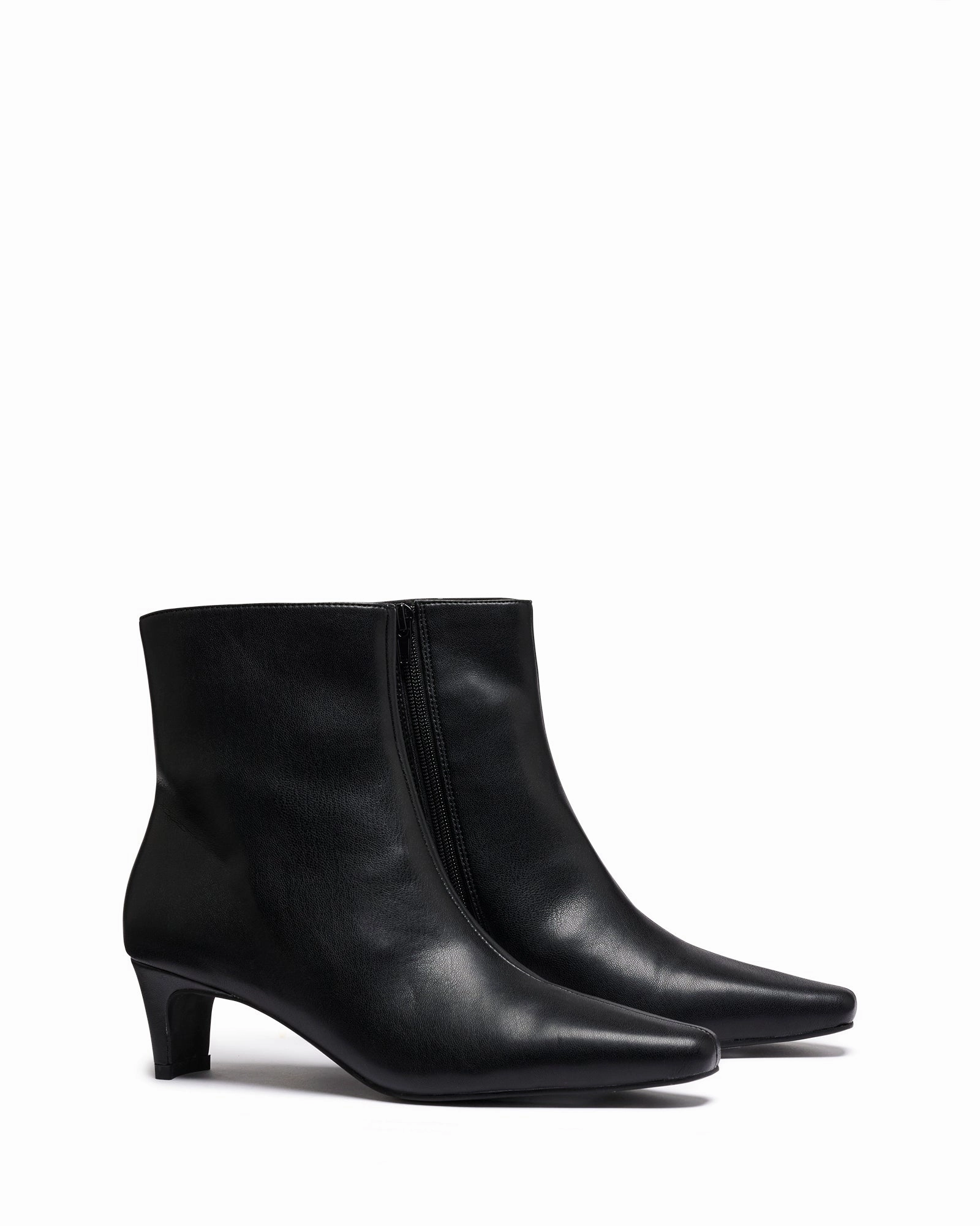 Reese Black Smooth *FINAL SALE* Women Comfortable Ankle Boots