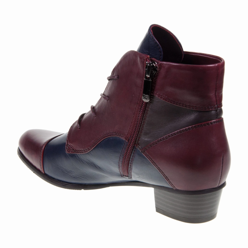 Chelsea Boots Second Hand Regarde Le Ciel Stefany 123 Sangria Glove Leather Boot (Women's)