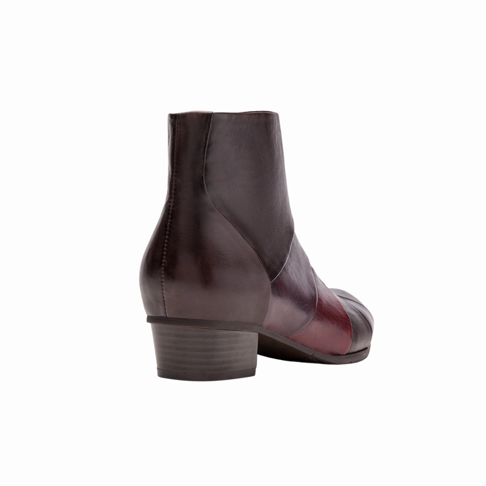 Angulus Chelsea Boots Regarde Le Ciel Stefany 172 Testa Di Moro/Vino/Sangria Bootie (Women's)