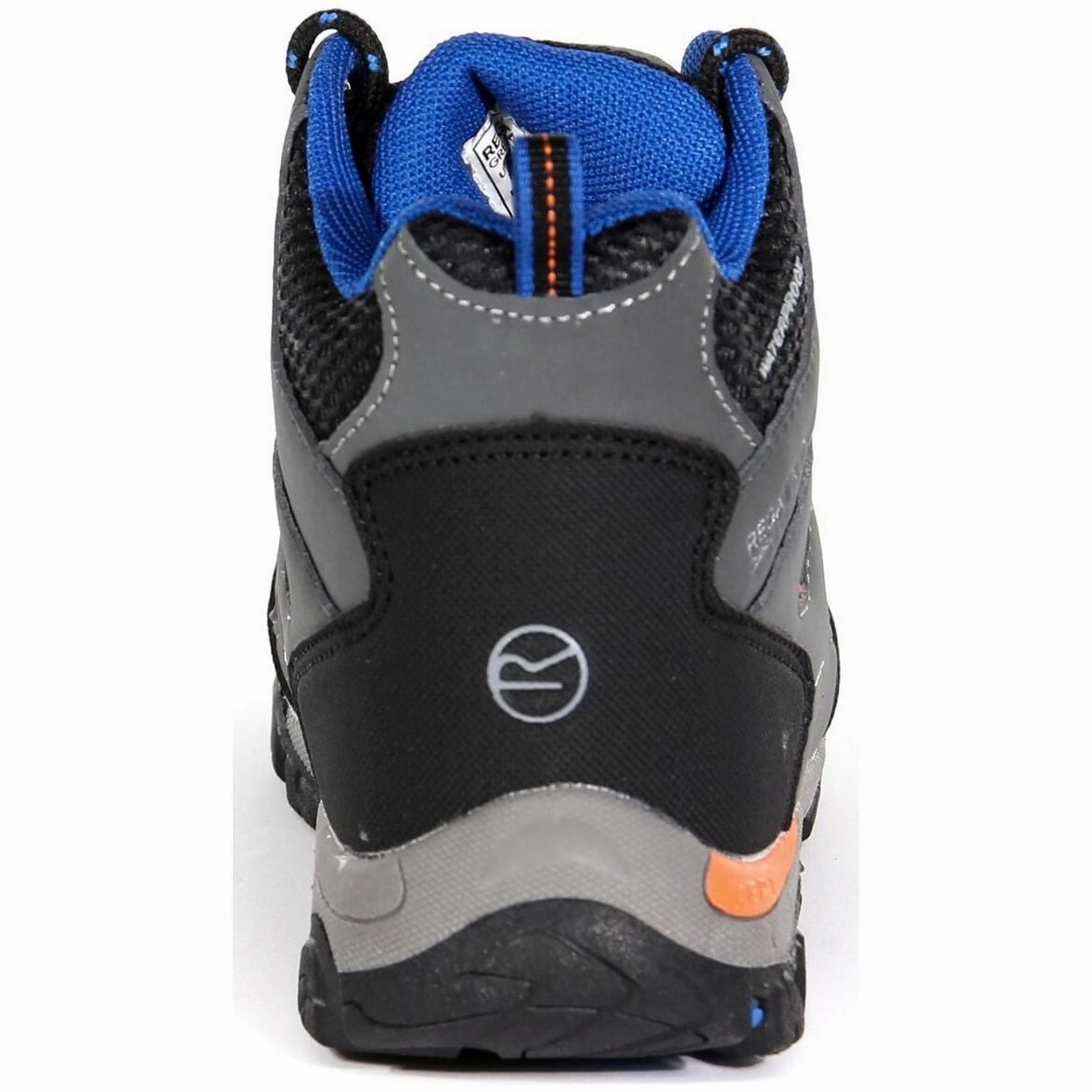 Regatta Holcombe Mid Waterproof Junior Walking Boots - Grey Hiking Boots With Memory Foam