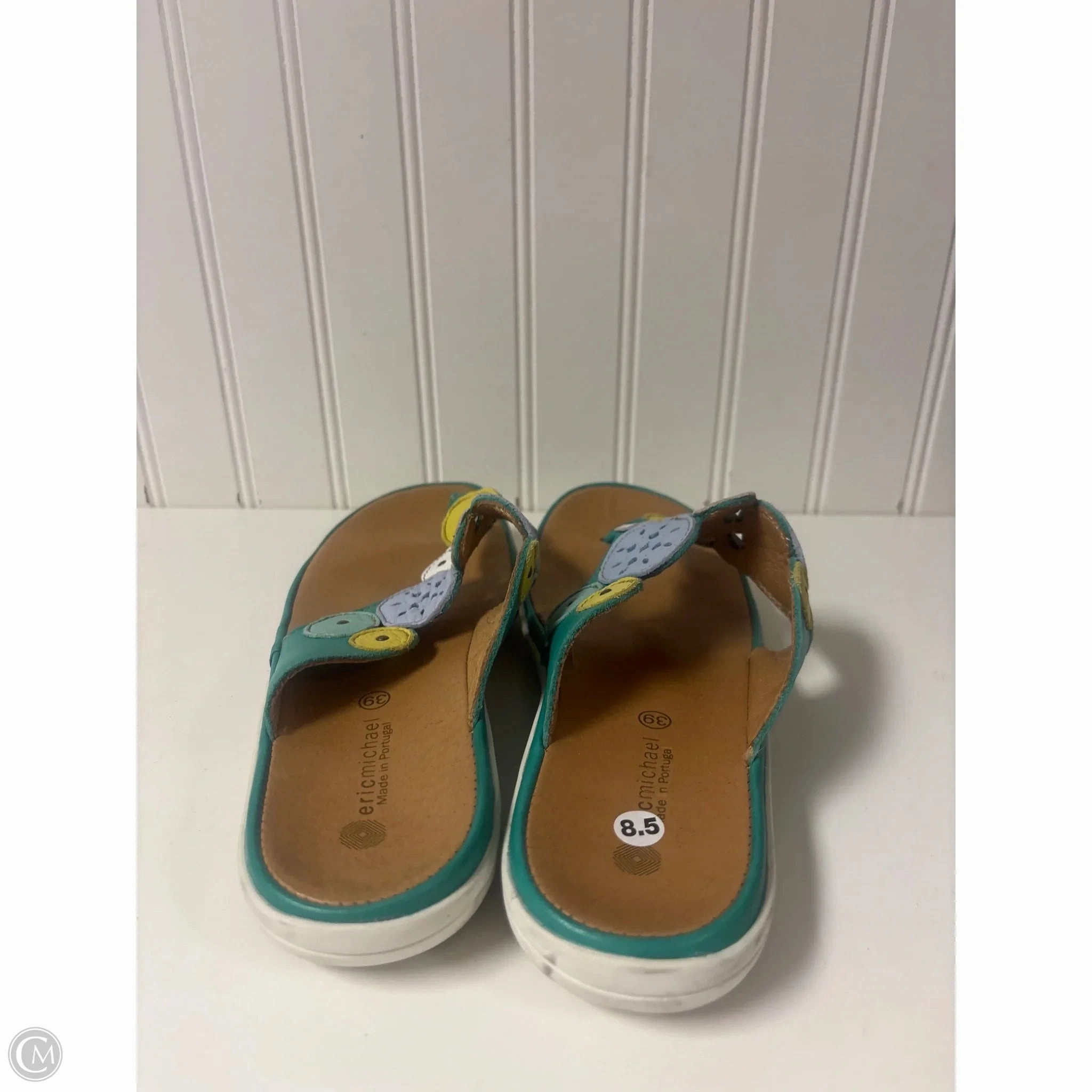 Fancy Flip Flops For Beach Wedding Sandals Flip Flops By Eric Michael London In Green, Size: 8.5