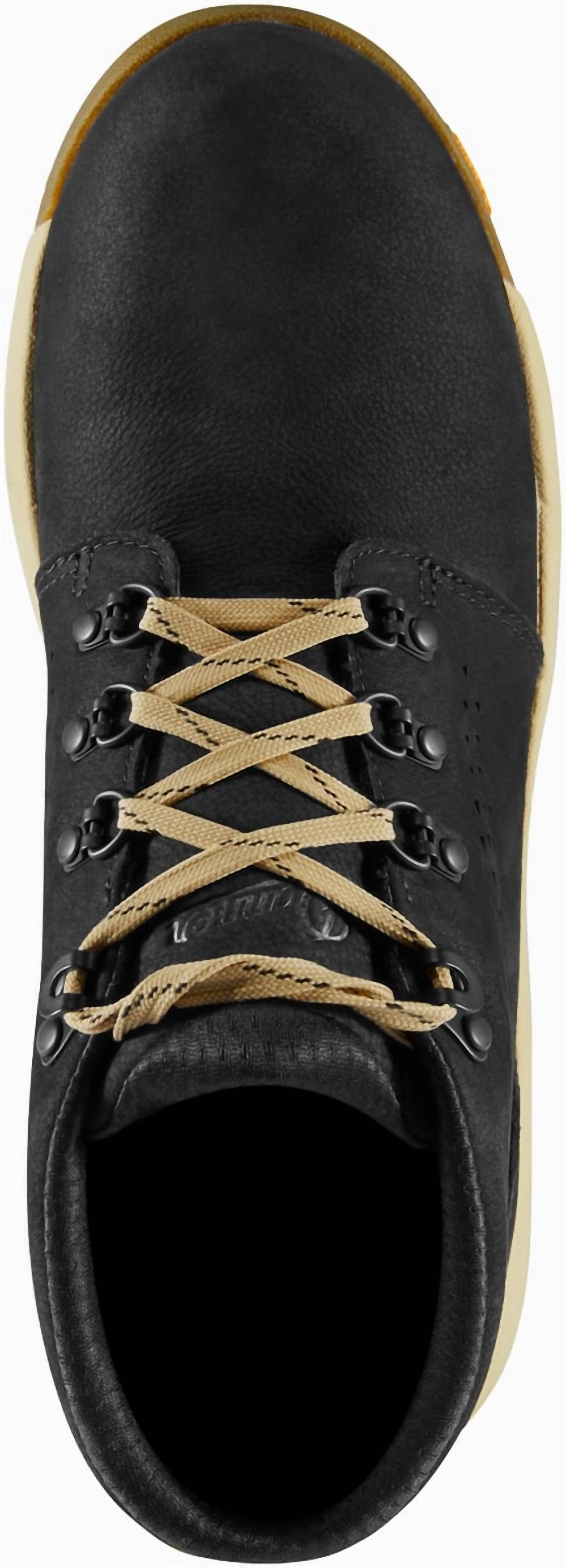 Best Hiking Boots Waterproof Womens Inquire Chukka 4' Leather Hiking Boots In Black