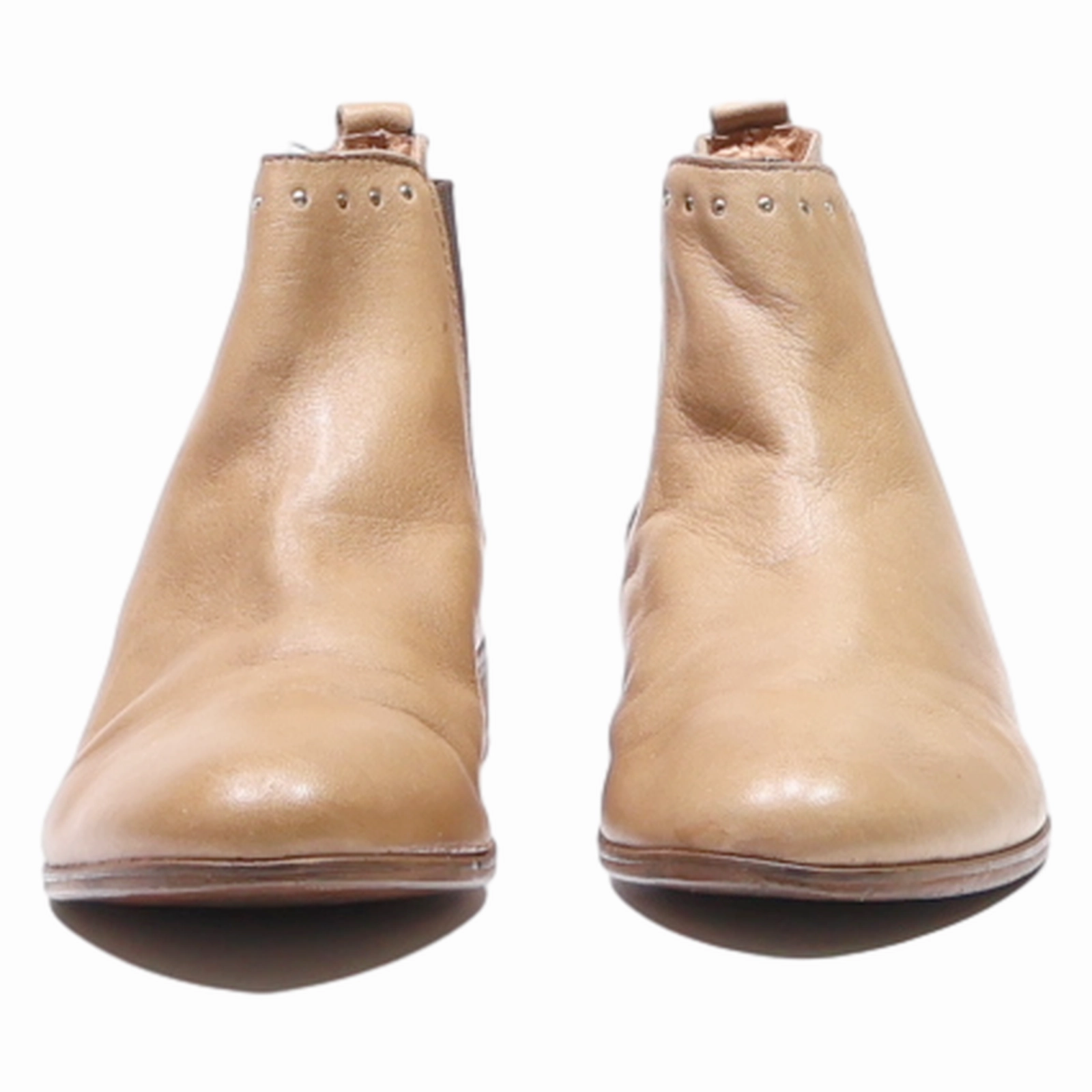 CREEKS Chelsea Boots Brown Leather Womens UK 4 Dirndl Chelsea Boots