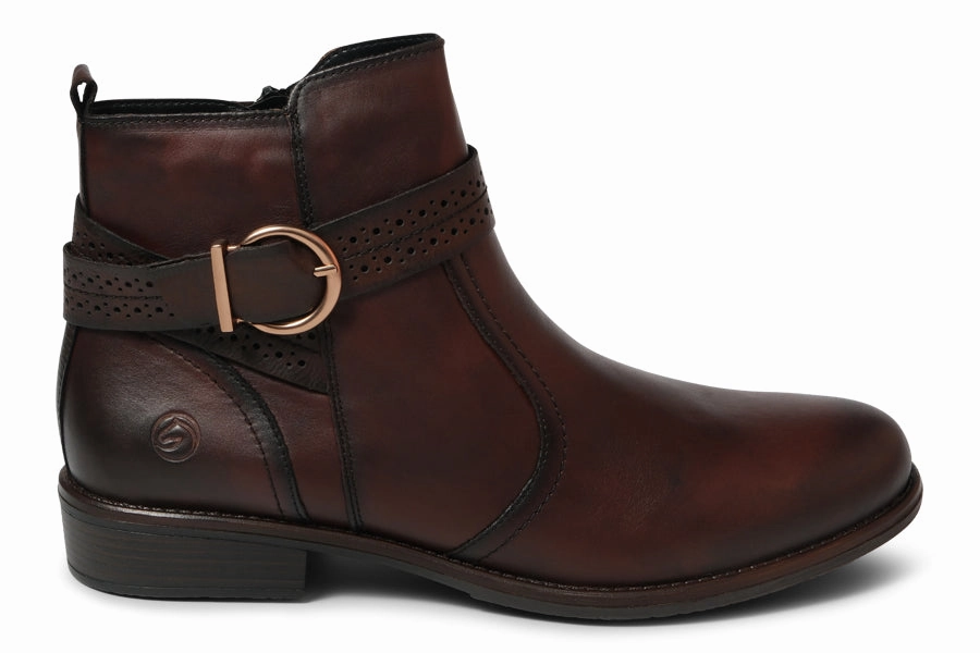REM CHAGALL BROWN Ankle Boots Warm