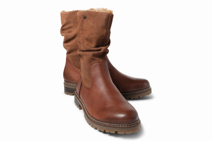 REM BLAKE Buttery Soft Leather Ankle Boots