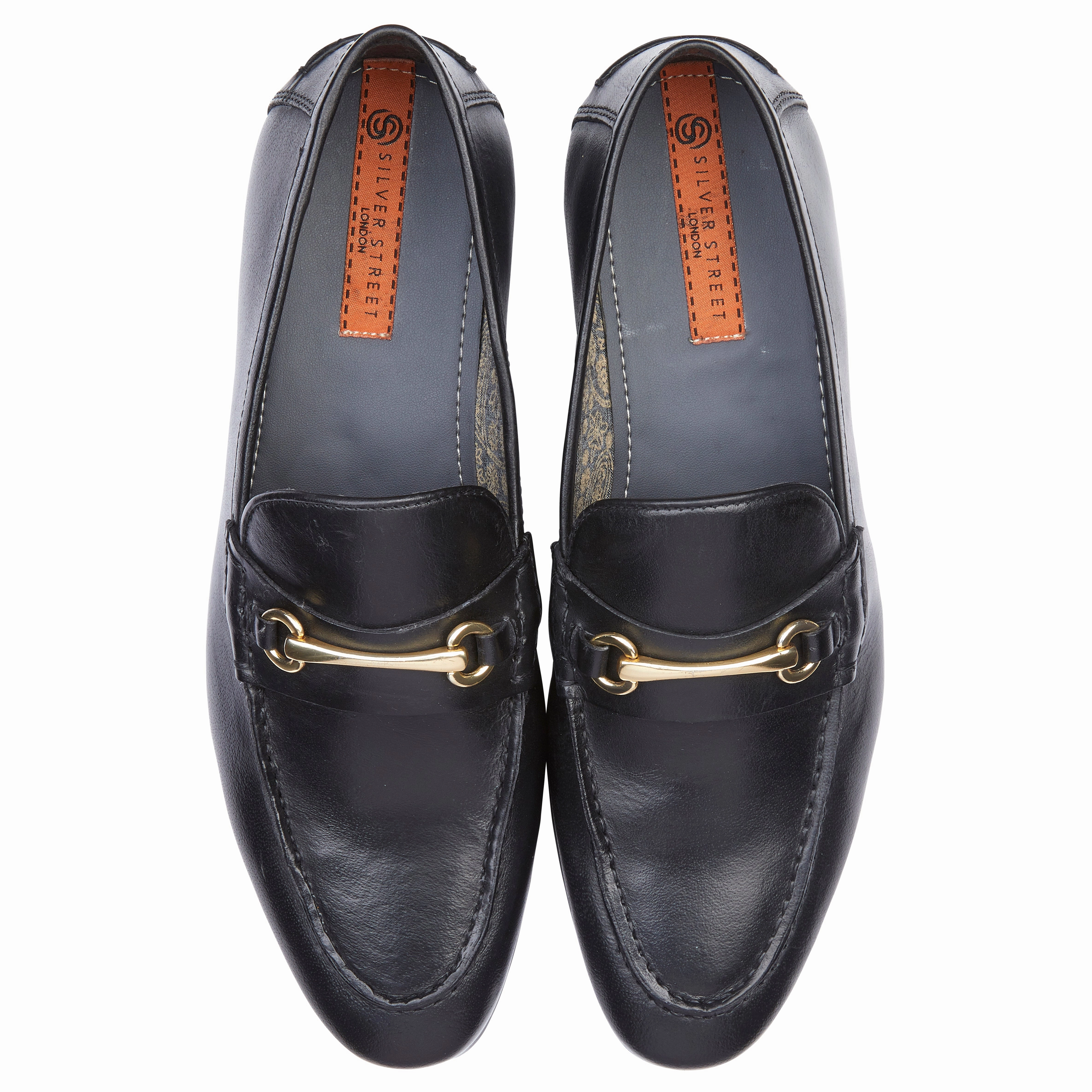 Suede Slip On Loafers Richmond Smart Formal Leather Loafers - Black