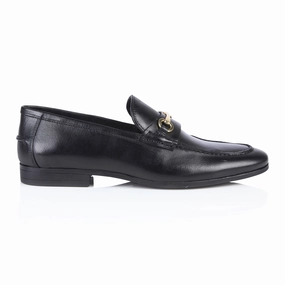 Richmond Smart Formal Leather Loafers - Black Loafers Thursday Boots