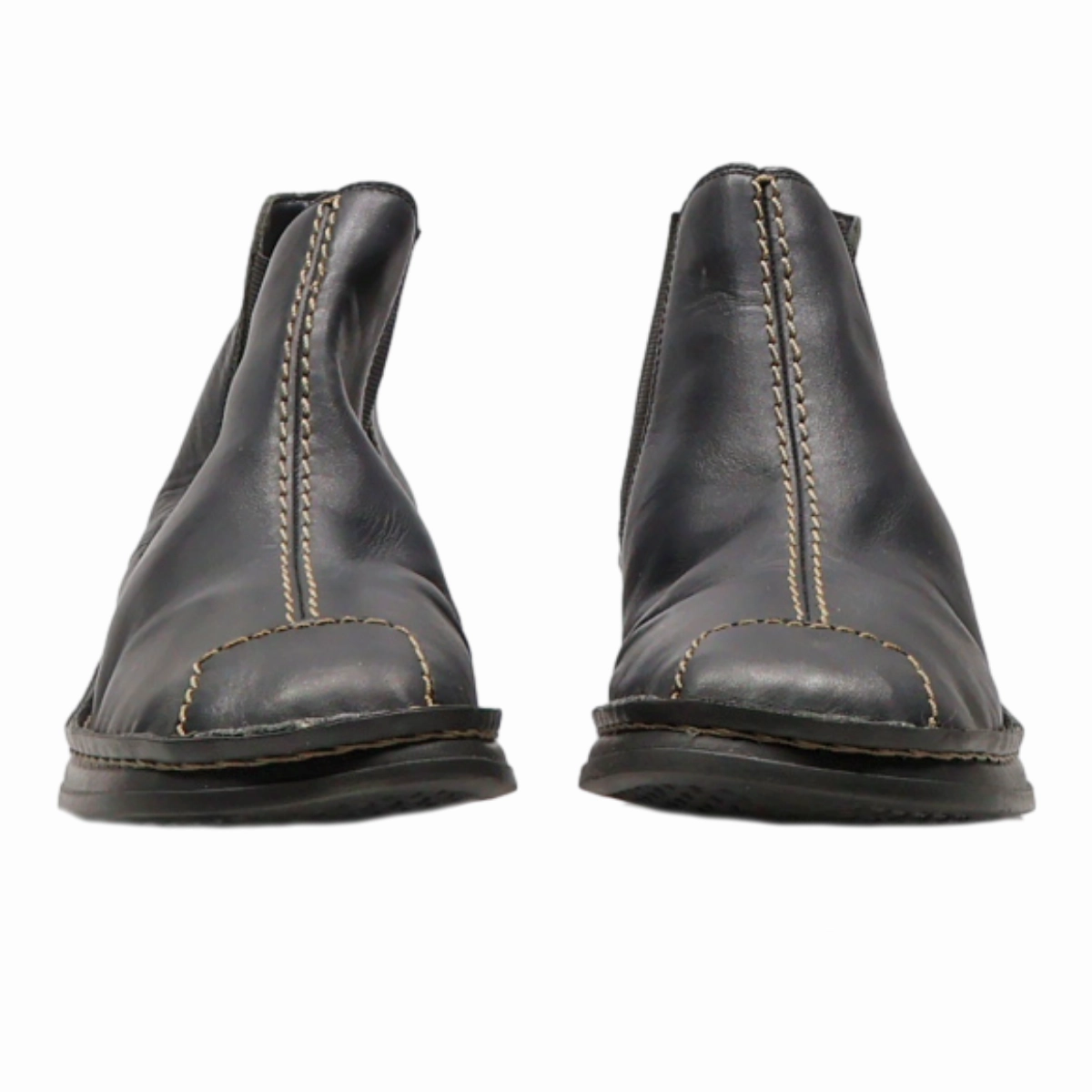 Suit Pants With Chelsea Boots RIEKER Chelsea Boots Black Leather Womens UK 6