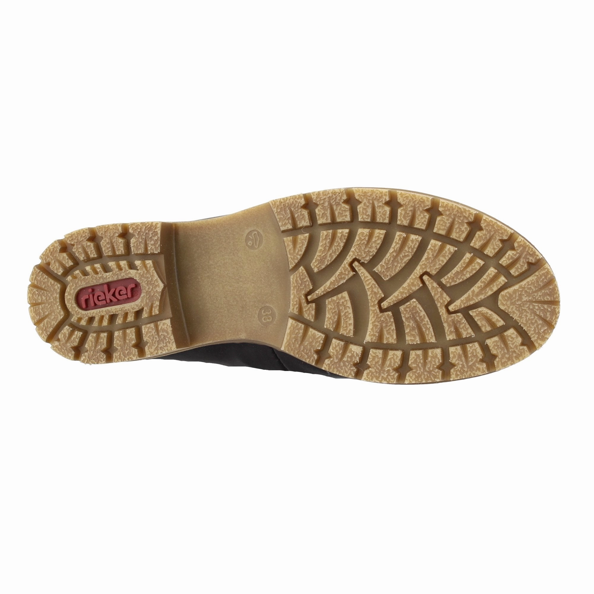 2976 Wintergrip Chelsea Boots Rieker Women's Sabrina 36 Fur Lined Ankle Boot - Schwarz/Anthrazit/Basalt/Leo