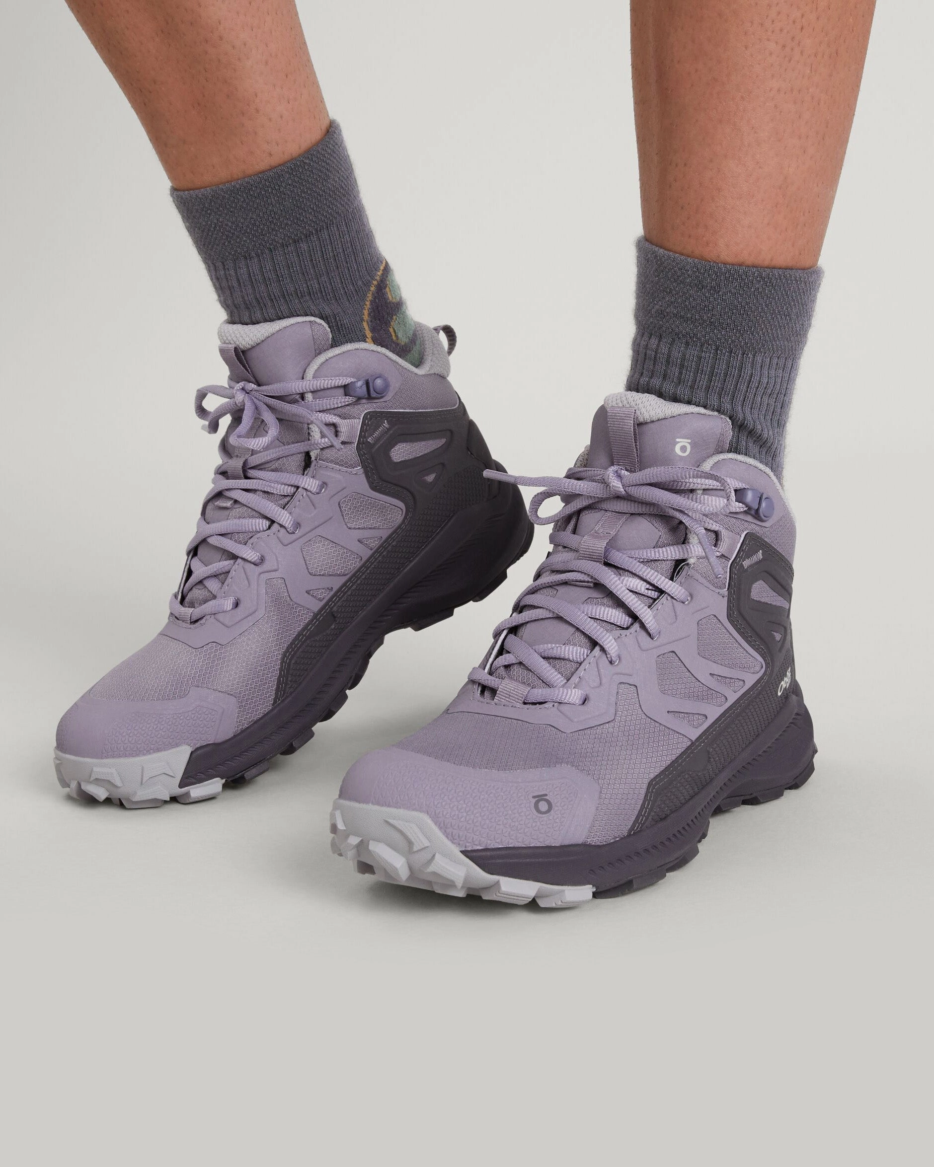 Women's Oboz Katabatic Waterproof Mid Hiking Boots - Mineral Hiking Climbing Boots