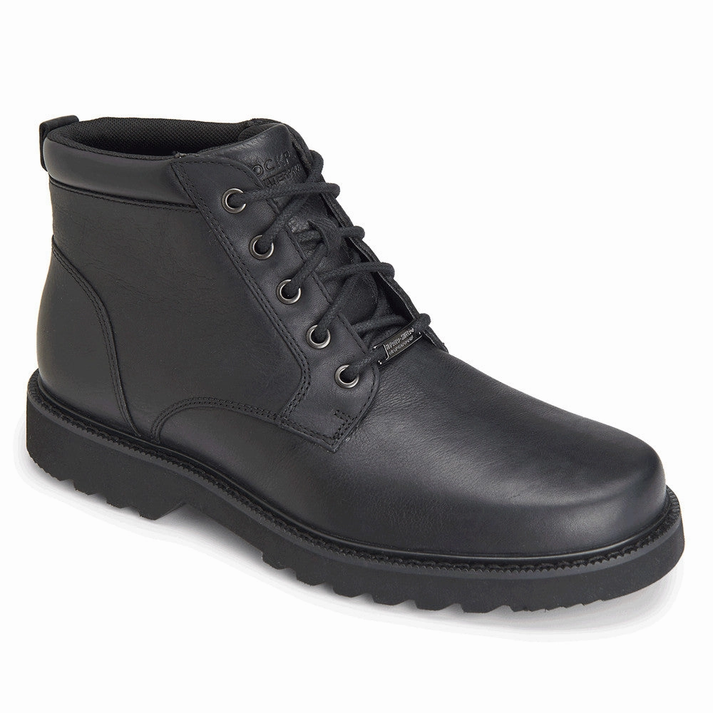 Shoes Are Waterproof Rockport Men's Northfield Plain Toe Waterproof Boot - Black
