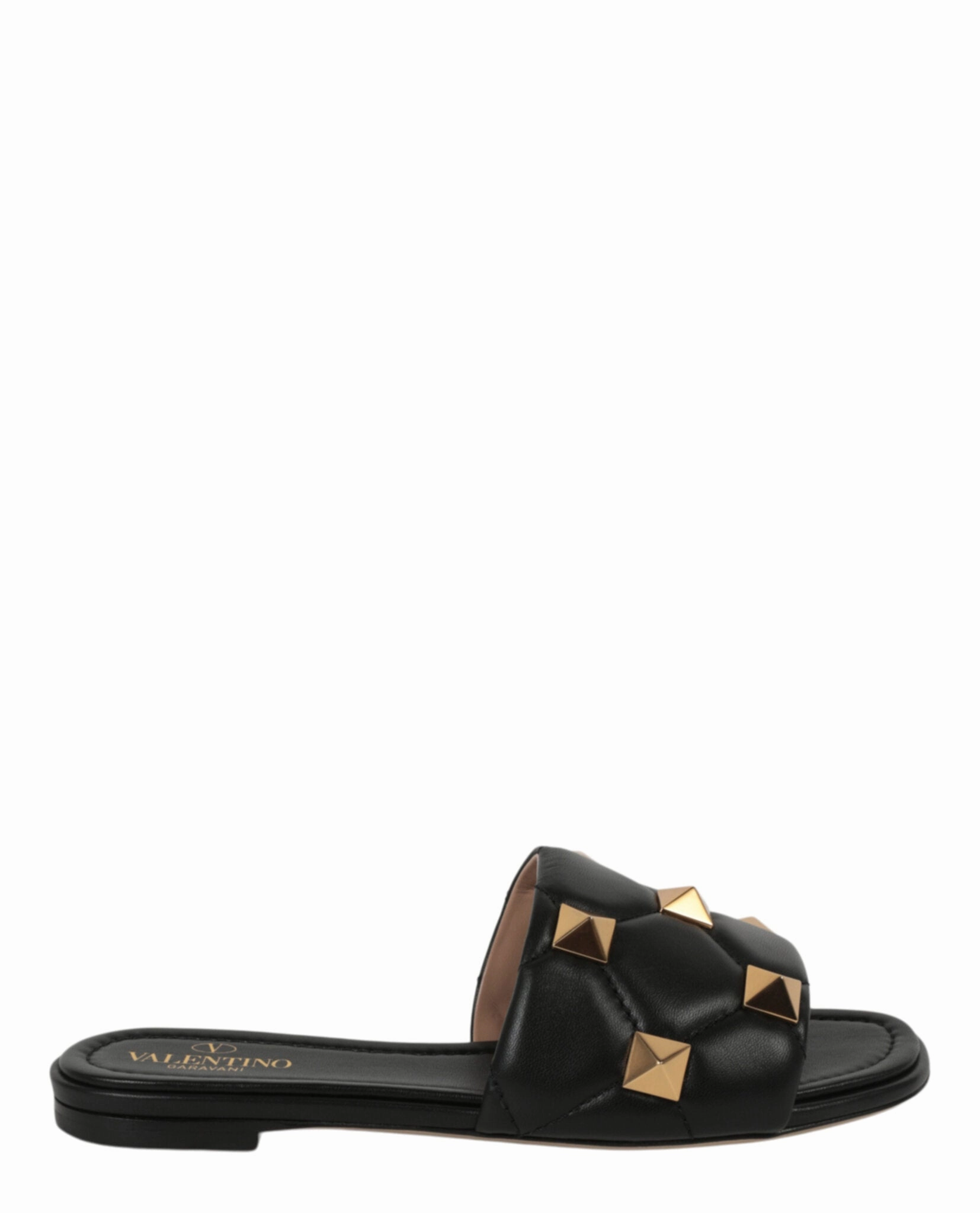 Cloudies Slippers Rockstud Leather Slides