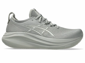 Asics Fuji Trail Shoes Men's Asics Gel-Nimbus 27, Seal Grey/Lake Grey, 7 D Medium